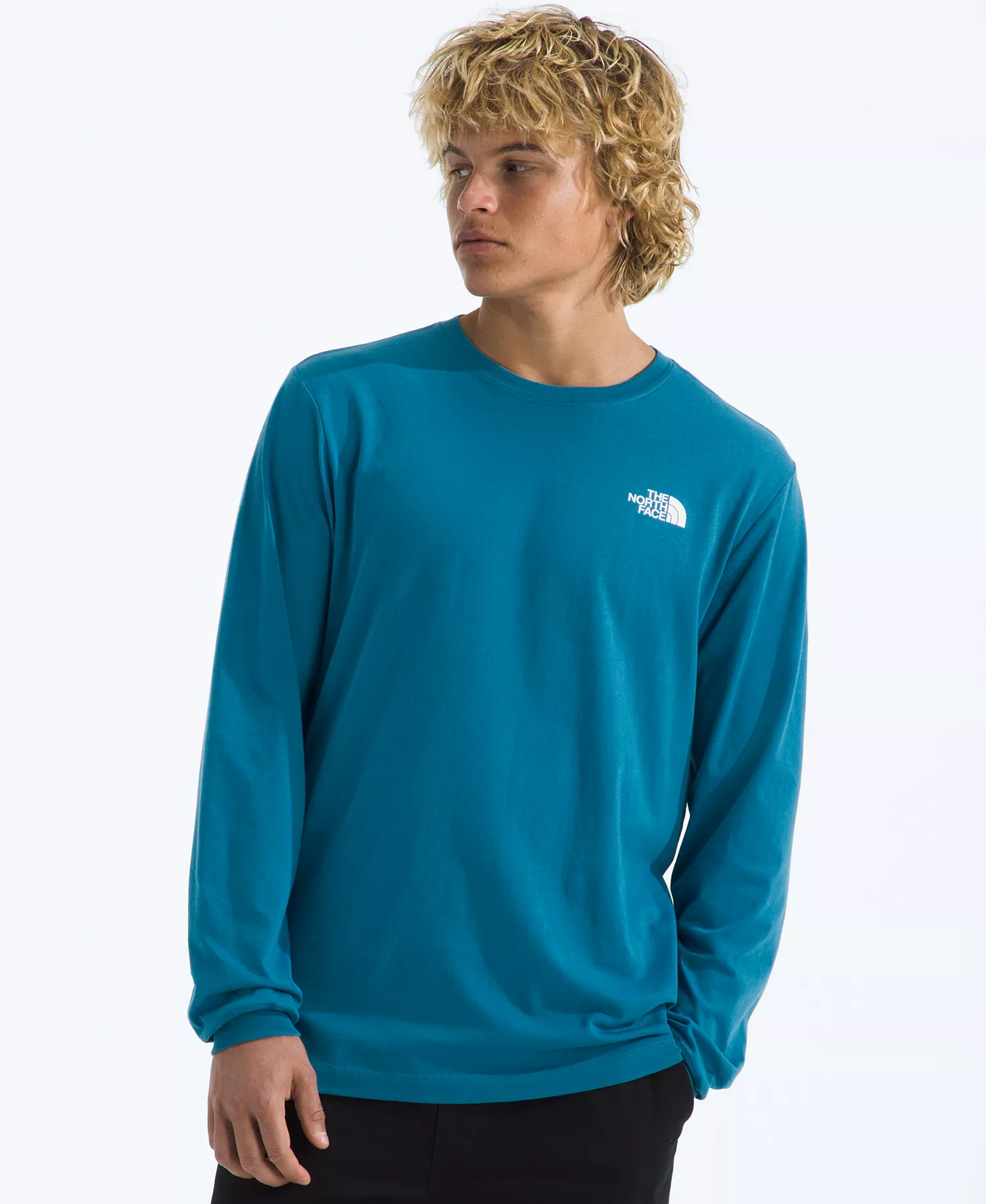 Men's Evolution Box Long Sleeve T-Shirt - Dusk Blue - 2XL