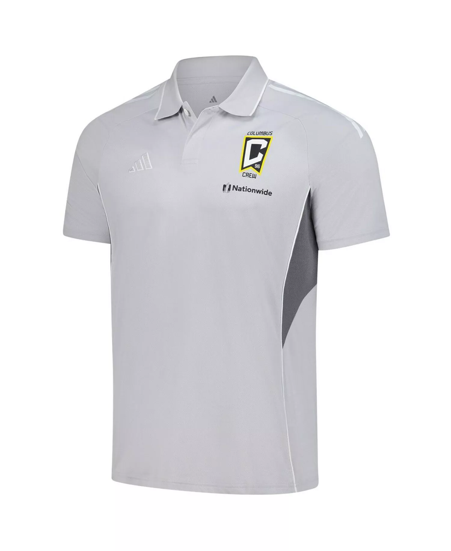 Men's Silver Columbus Crew 2025 Training Polo Shirt - Silver - L