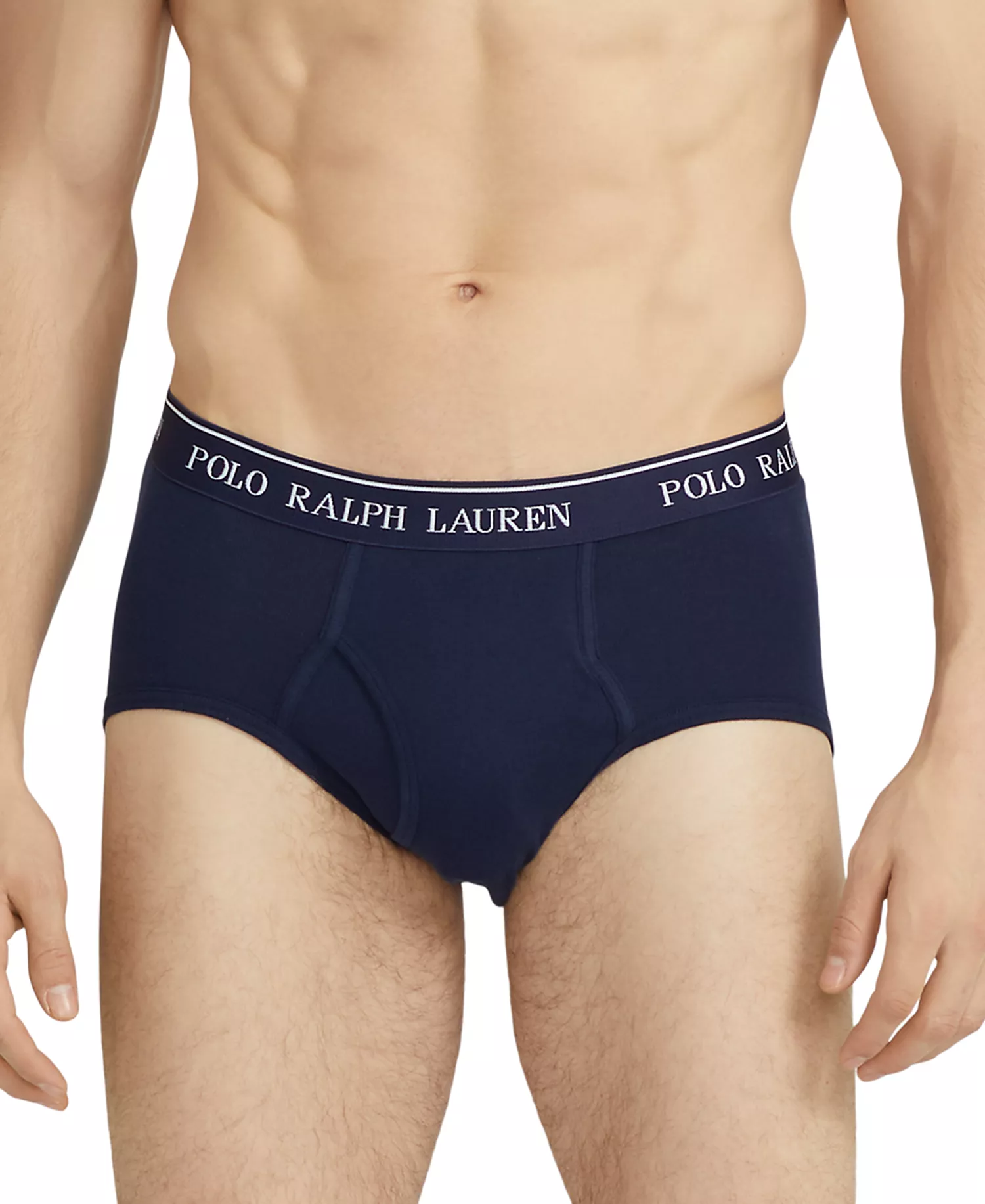 Men's 4-Pack Classic-Fit Mid-Rise Briefs  - Aerial Blue / Rugby Royal / Cruise Navy - L