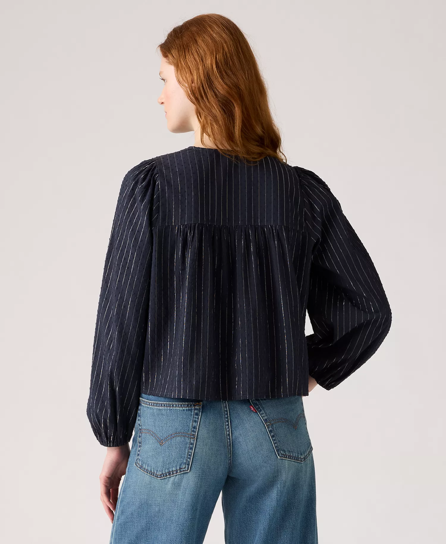 Women's Josephine Long Sleeve Top - Black - L