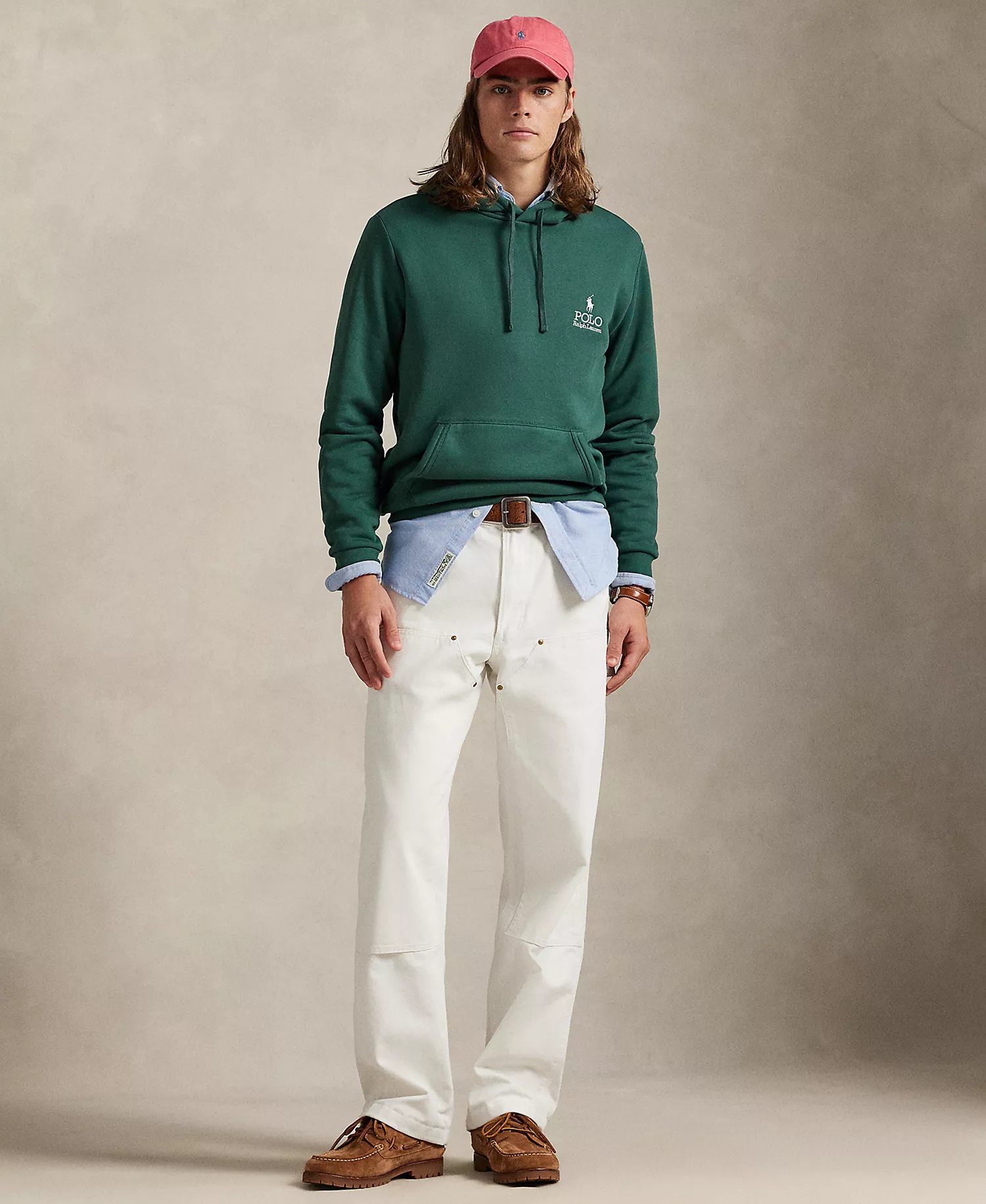 Men's Logo Fleece Hoodie Sweatshirt - Charter Green - 2XL