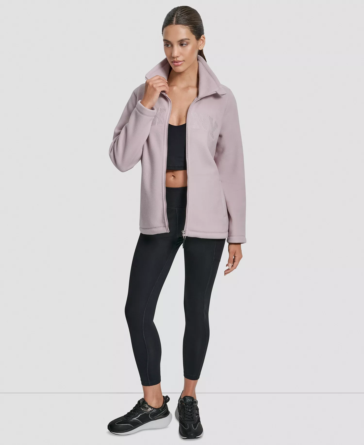 Women's Full-Zip Varsity Logo Top - Allure - L