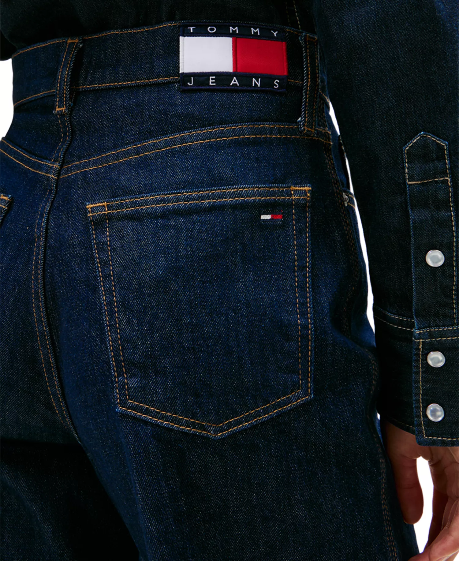 Women's Claire High Rise Cuffed Wide-Leg Jeans - Denim Dark - 24x30