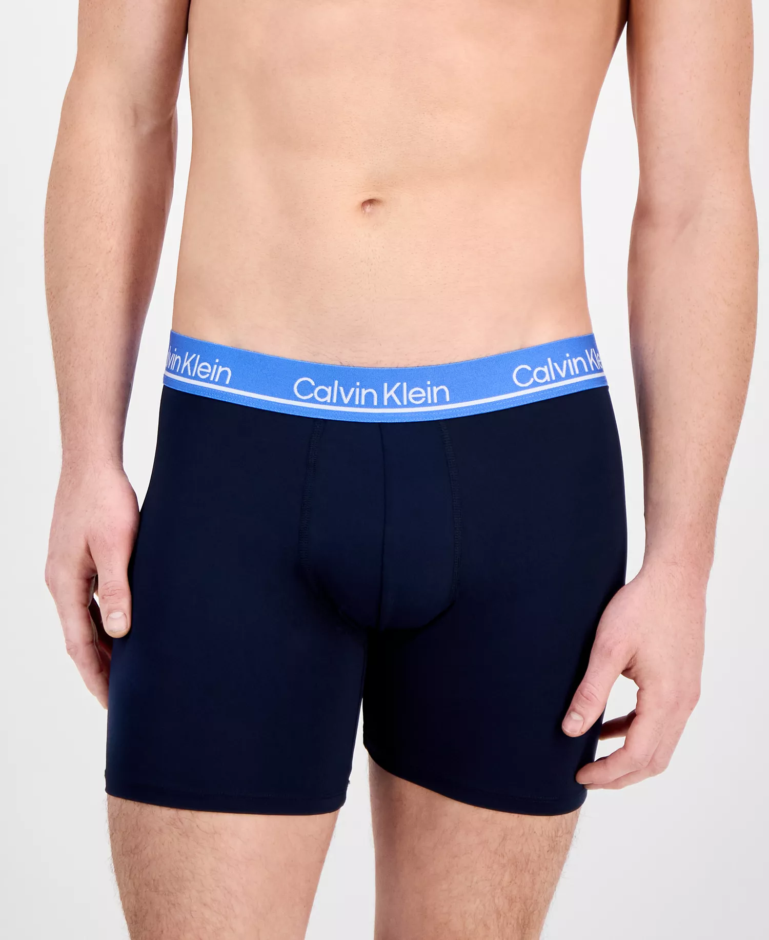 Men's Microfiber Plus Moisture-Wicking Boxer Briefs, Pack of 3  - Black Assorted - L