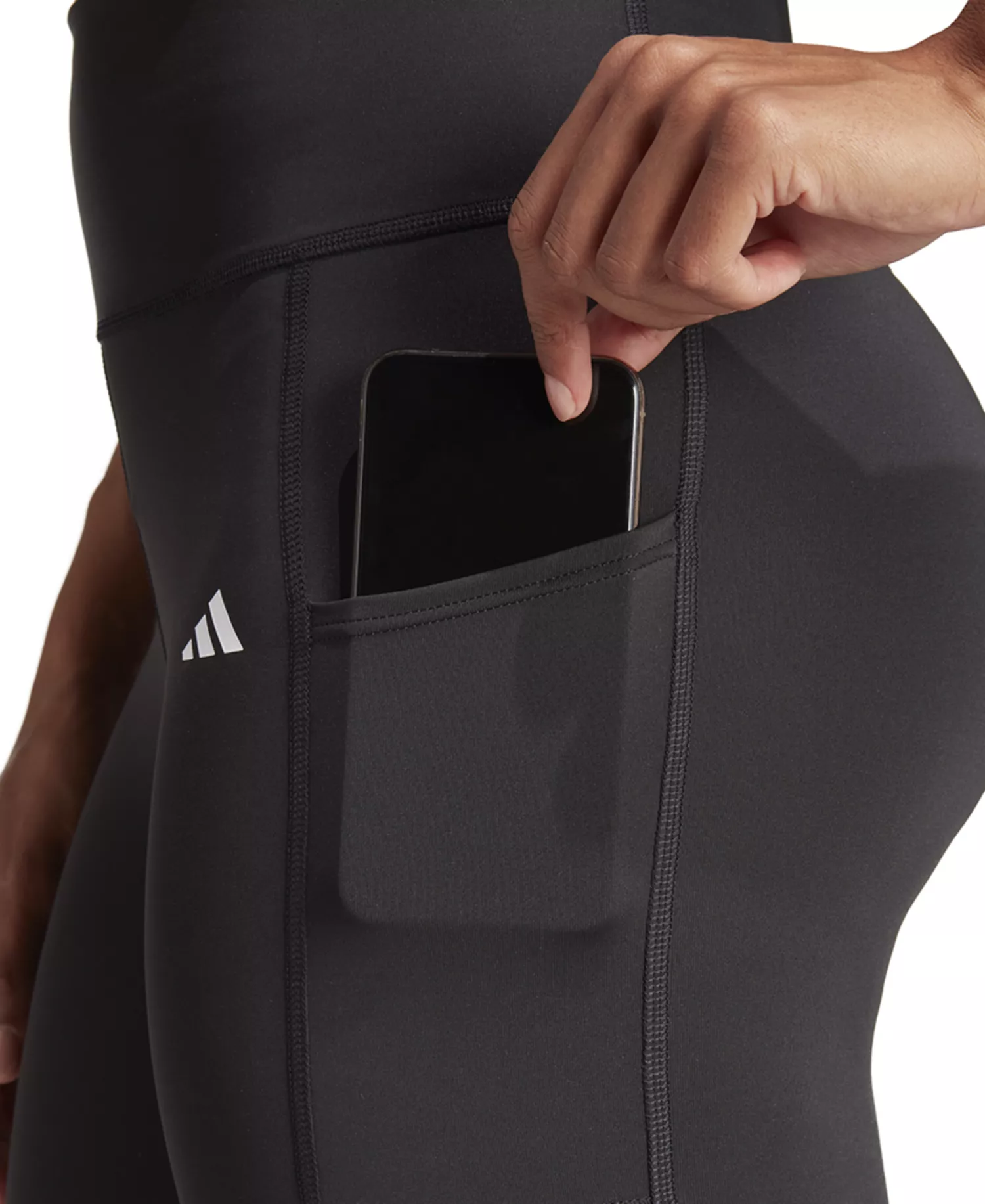 Women's Optime Stash High-Rise Bike Shorts - Black - S