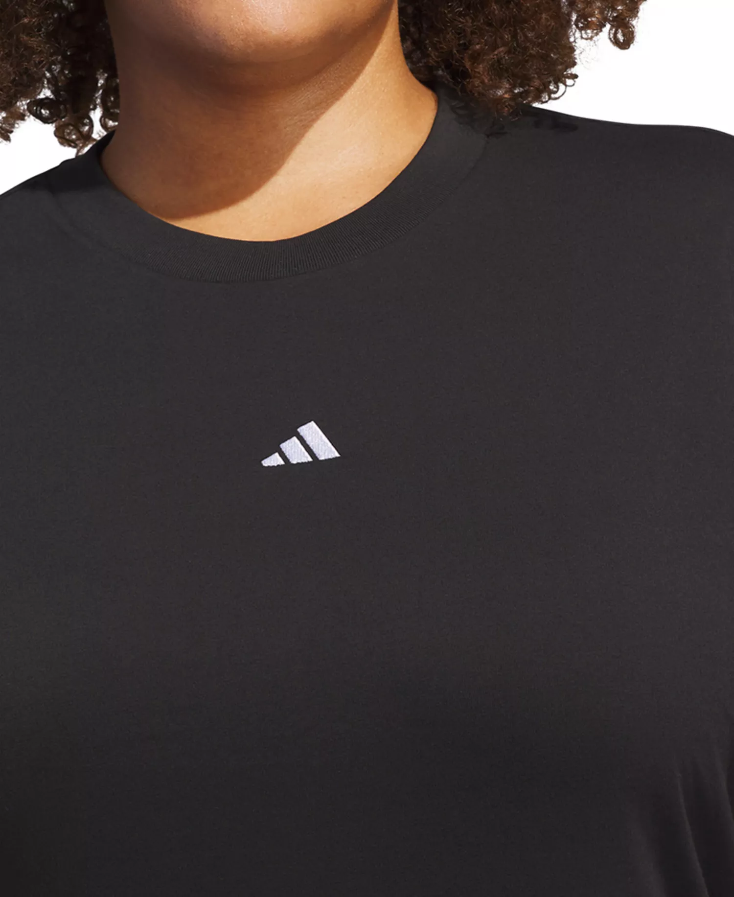 Plus Size Essentials Logo T-Shirt - Black - 1X