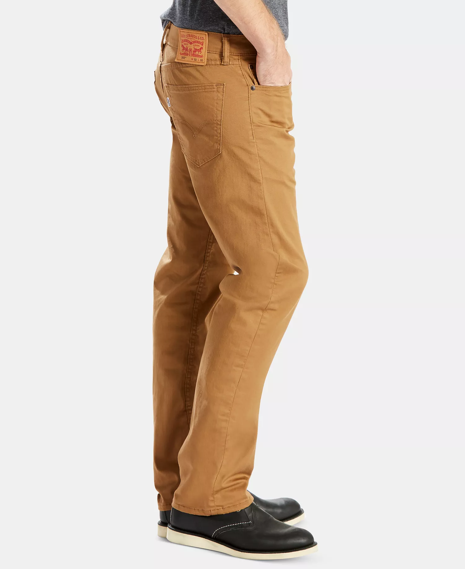 Men's 505™ Regular Fit Slub Twill Stretch Jeans - Caraway - 29 - 29