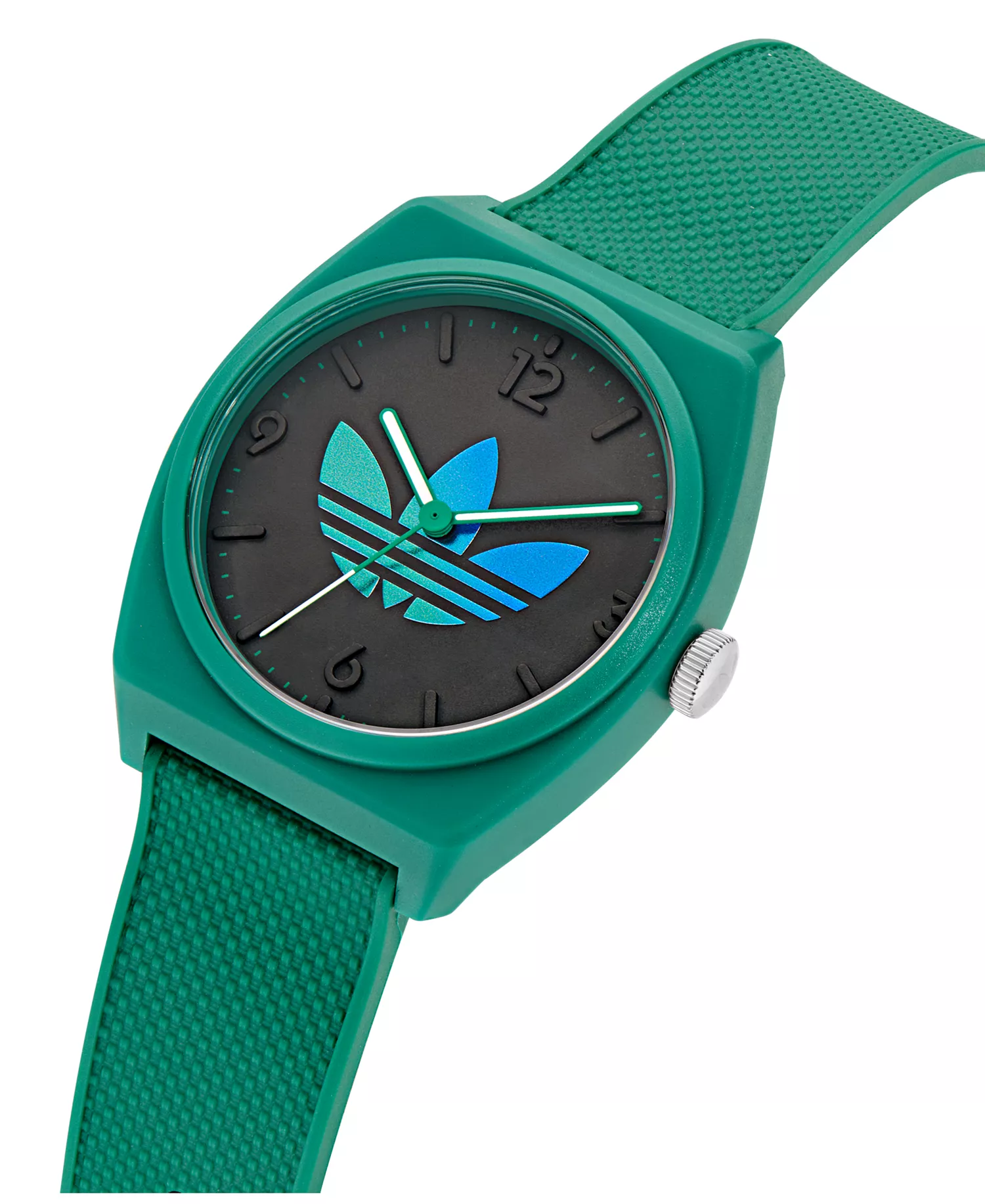 Unisex Analog Green Resin Watch, 38mm - Green - No Size