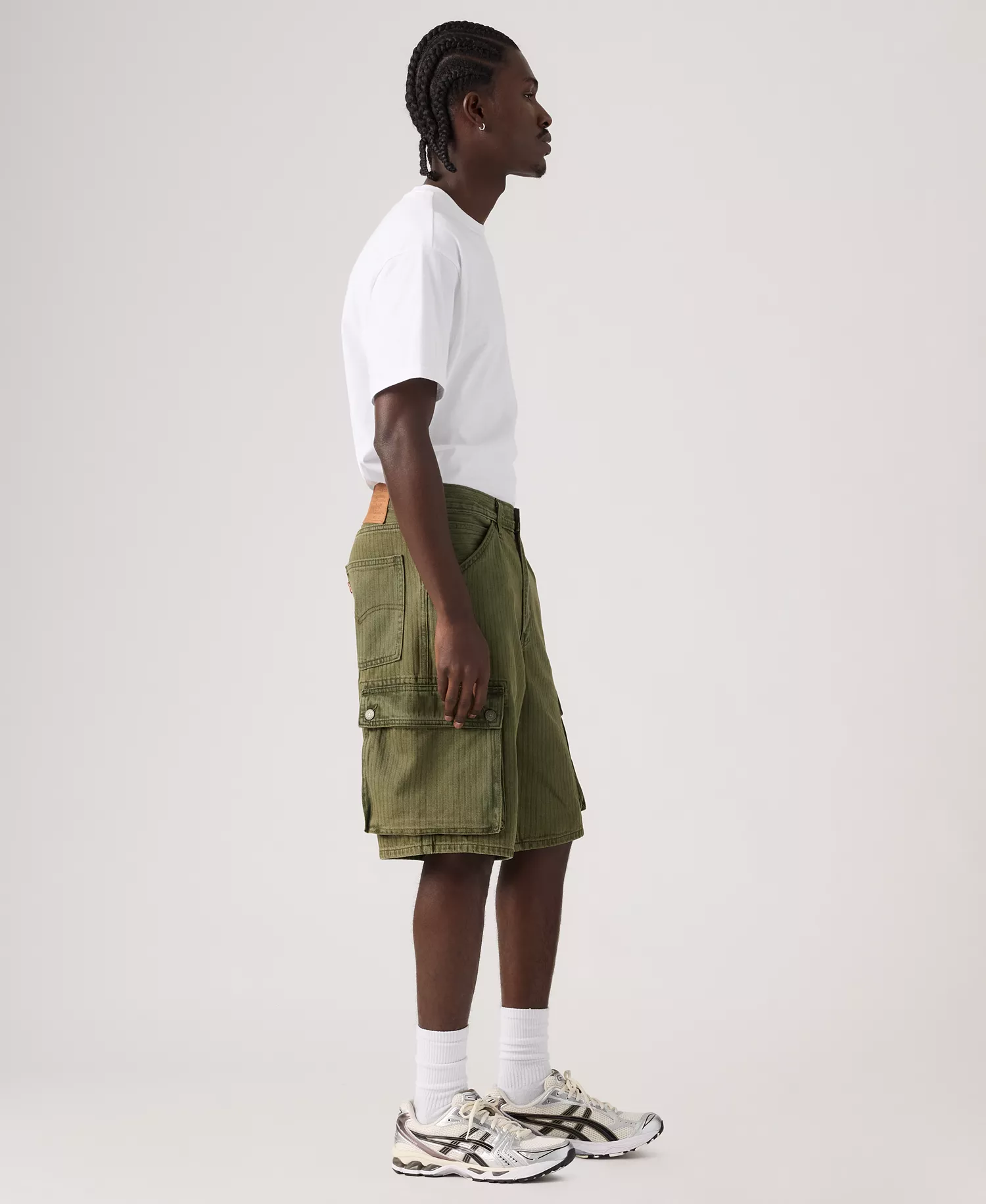 Men's 478 Baggy Cargo Shorts - Forest Badge OD - 29x12