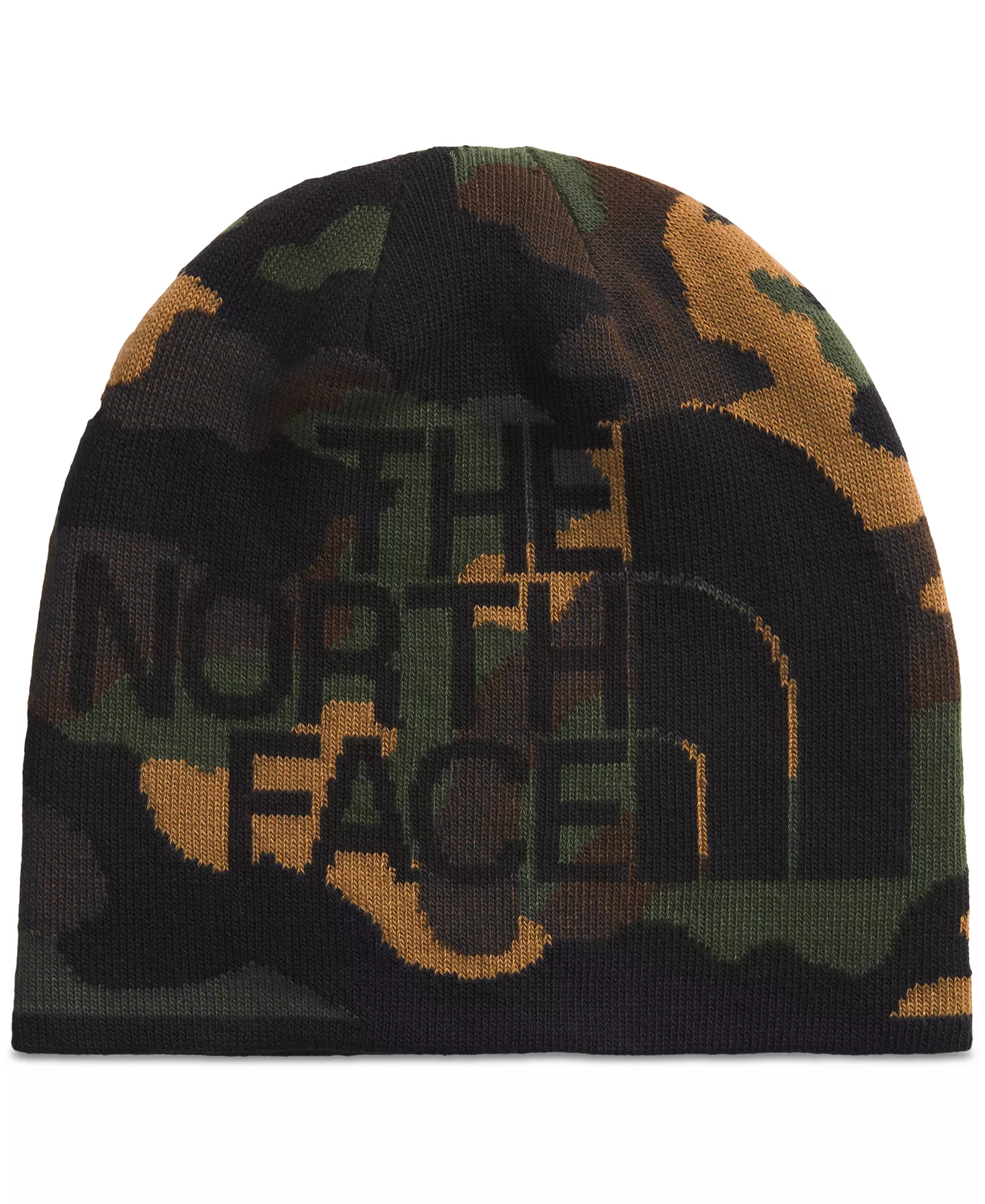 Men's Classic Fit Reversible Highline Beanie - Tnf Black Tnf Camo Print/tnf Black - ONE SIZE