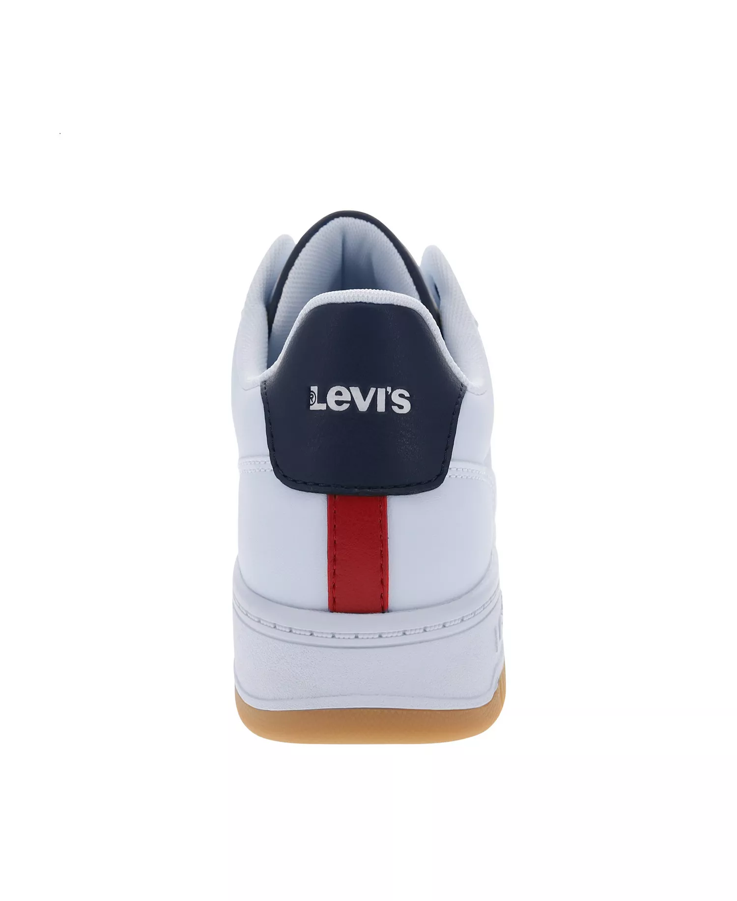 Men's Carson Lace Up Sneaker - White/Navy/Red - 12M