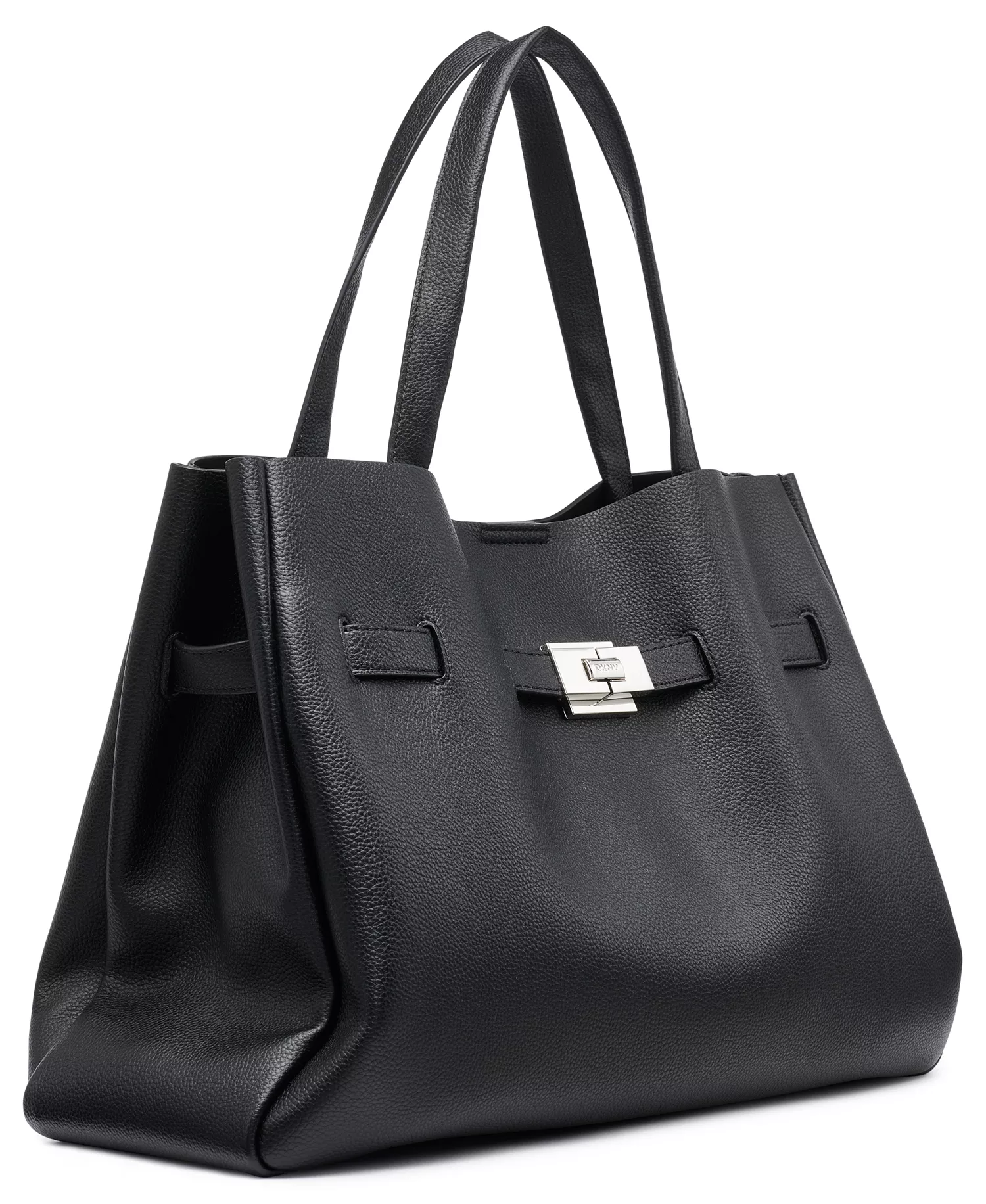 Bryar Large Satchel Bag - Black/Silver - Large