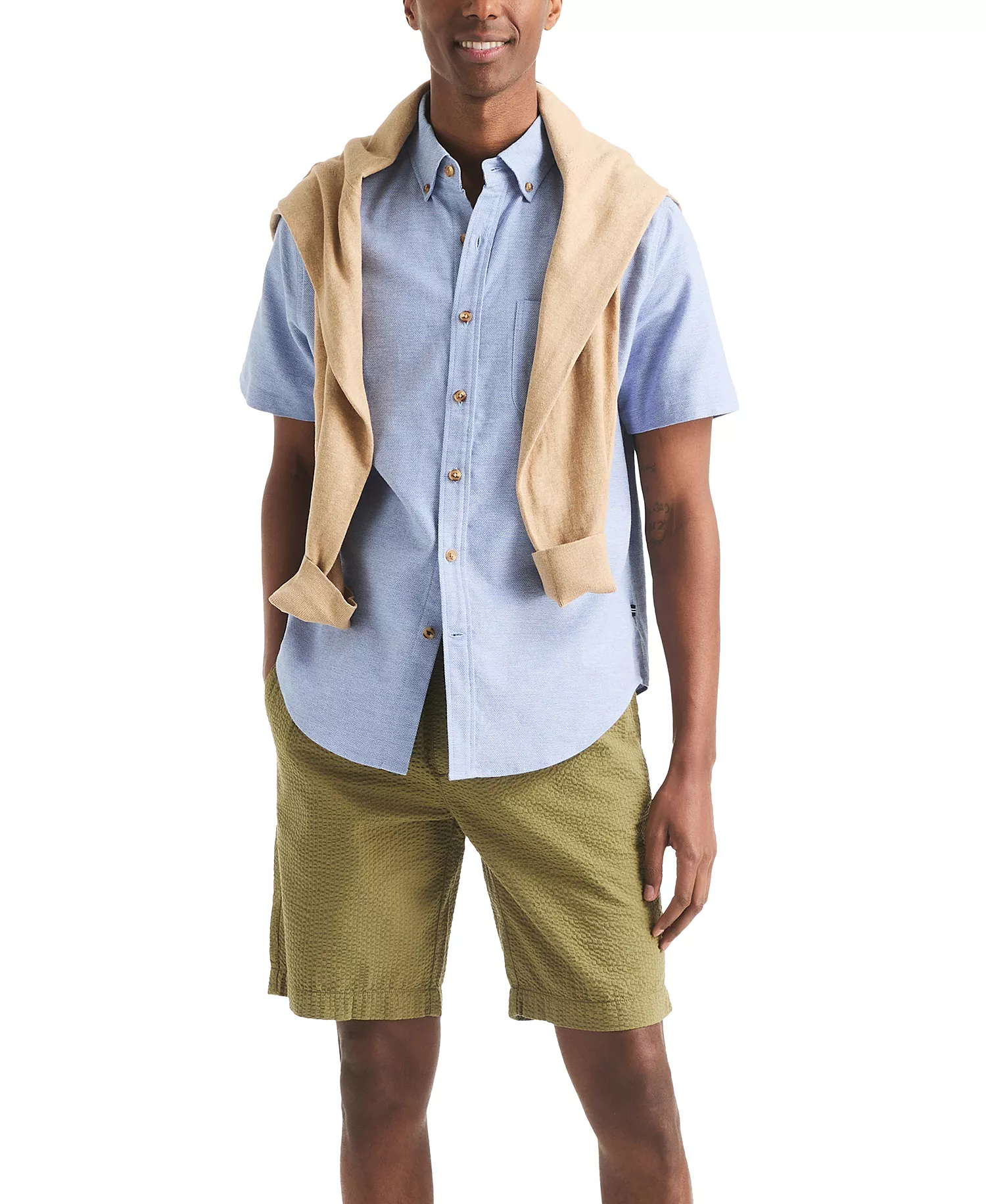 Men's Classic-Fit Short-Sleeve Shirt - English Manor - 2XL