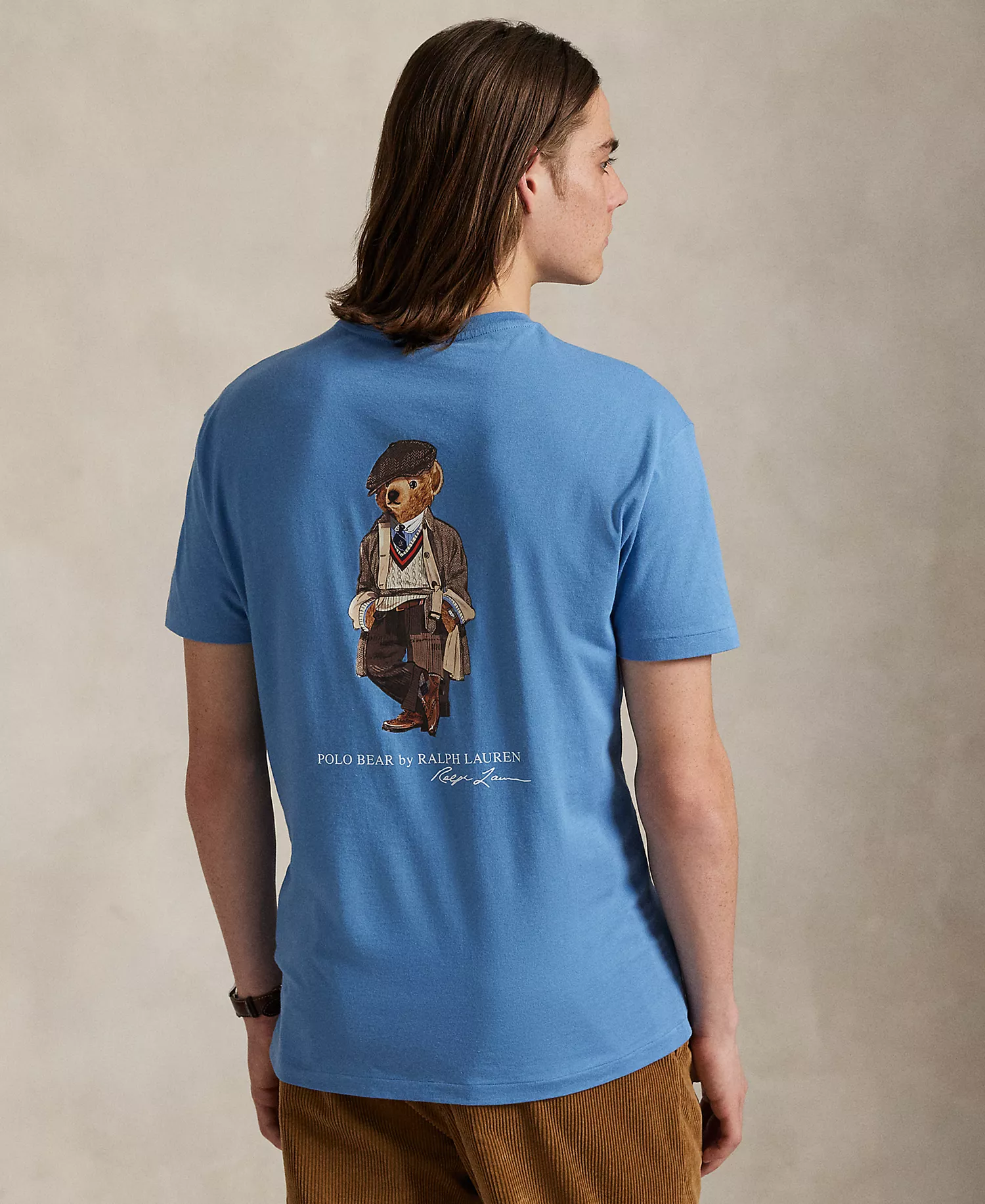 Men's Classic-Fit Polo Bear Jersey T-Shirt - Hatteras Blue - 2XL