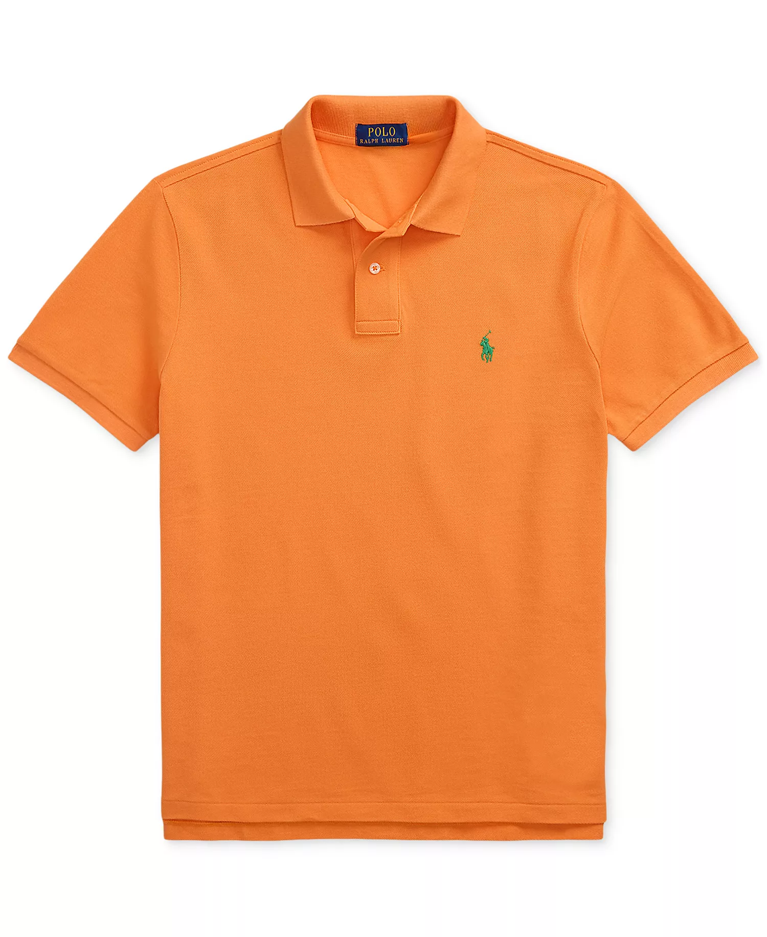 Men's Classic-Fit Cotton Polo Shirt - Bedford Orange - 2XL