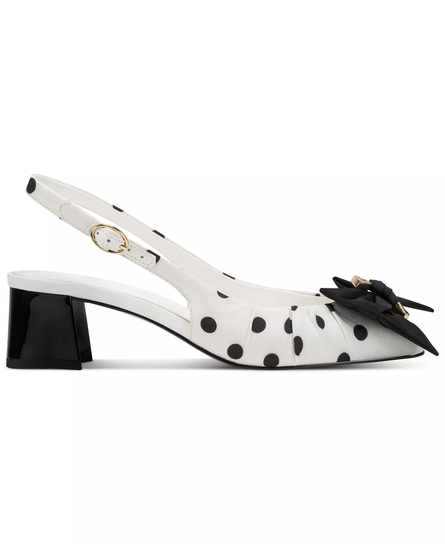 Women's Sprouse Slingback Pumps - White/Black - 6