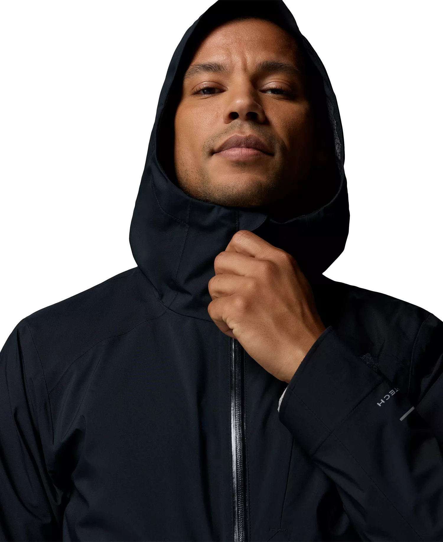 Men's Trailborne Hooded Jacket - Black - L