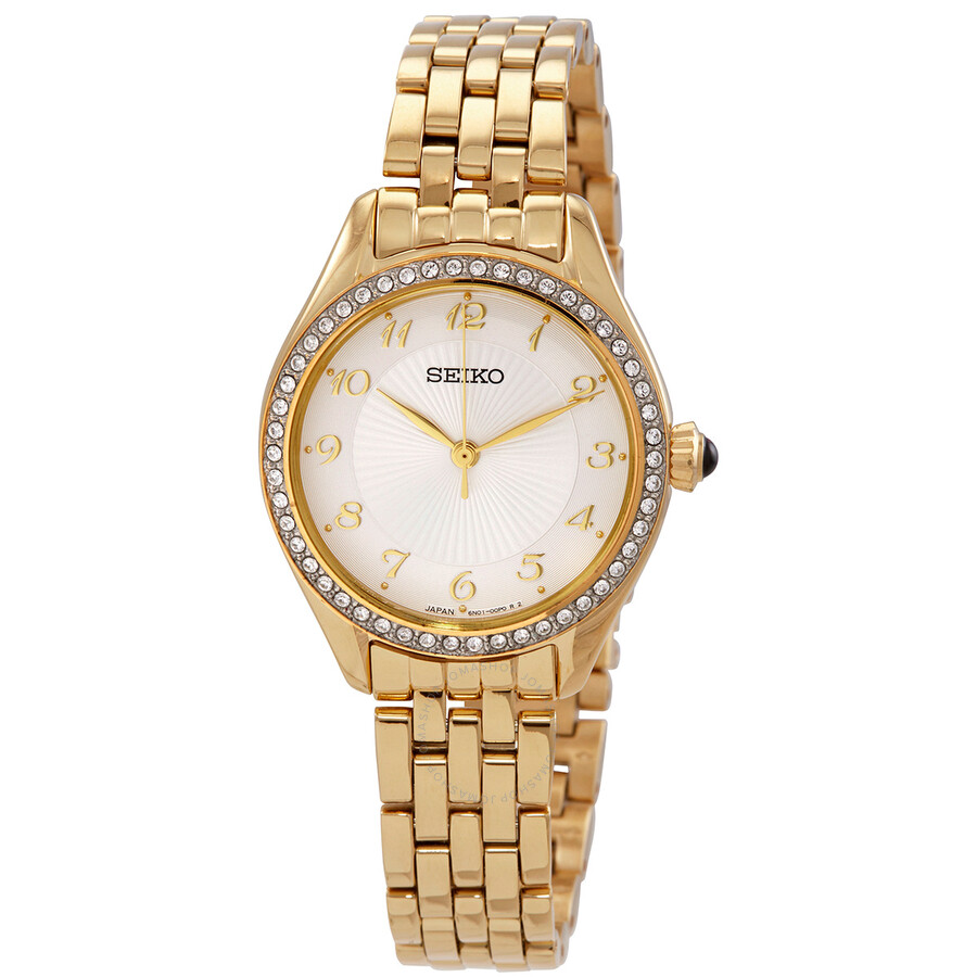 Seiko Essentials Quartz Silver Dial Ladies Watch