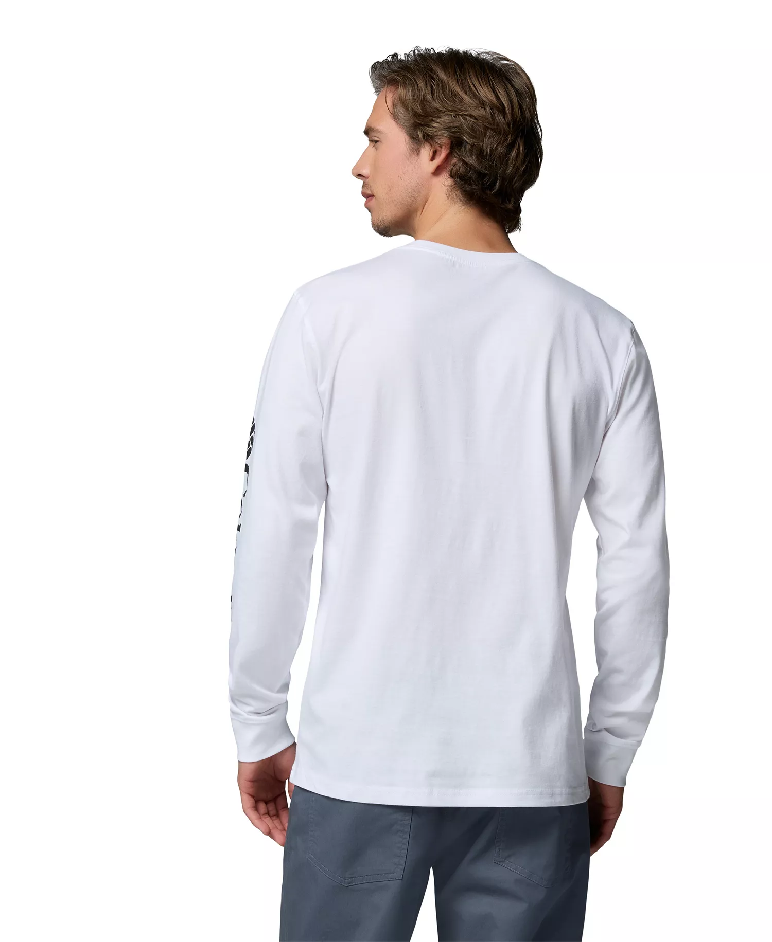 Men's Fundamental Graphic Long-Sleeve T-Shirt - Black - L