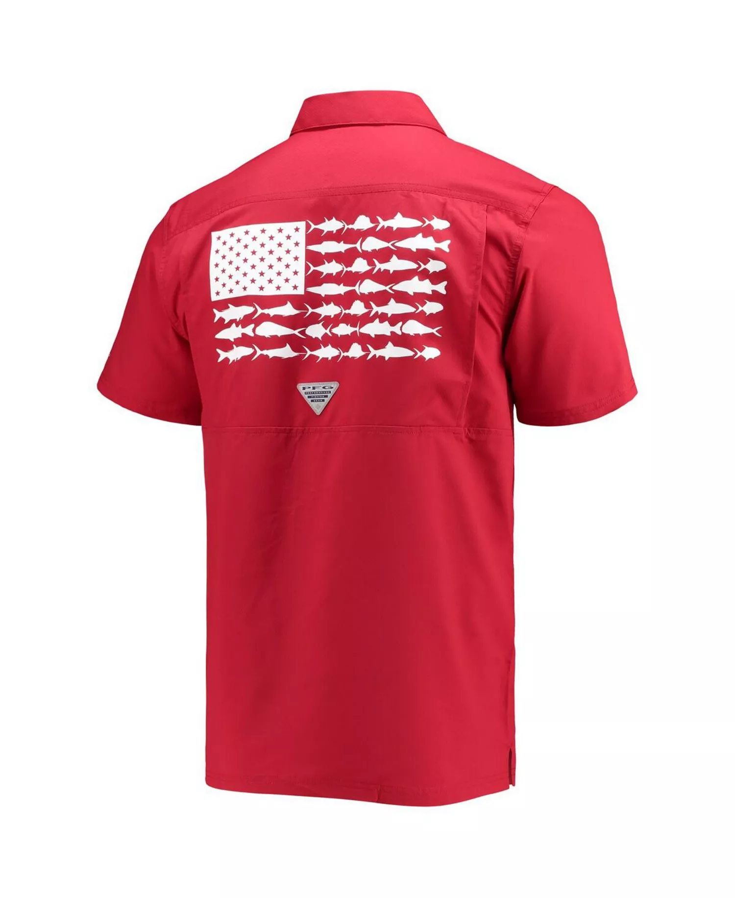 Men's Crimson Alabama Crimson Tide Slack Tide Camp Button-Up Shirt - Crimson - L