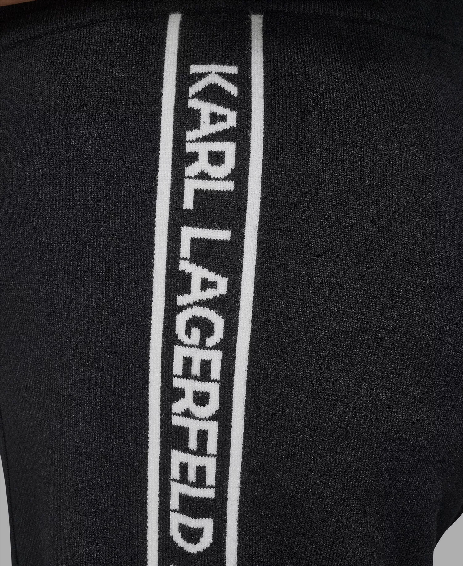 Women's Plus Size Wide Leg Side Logo Pants - Black - 0X