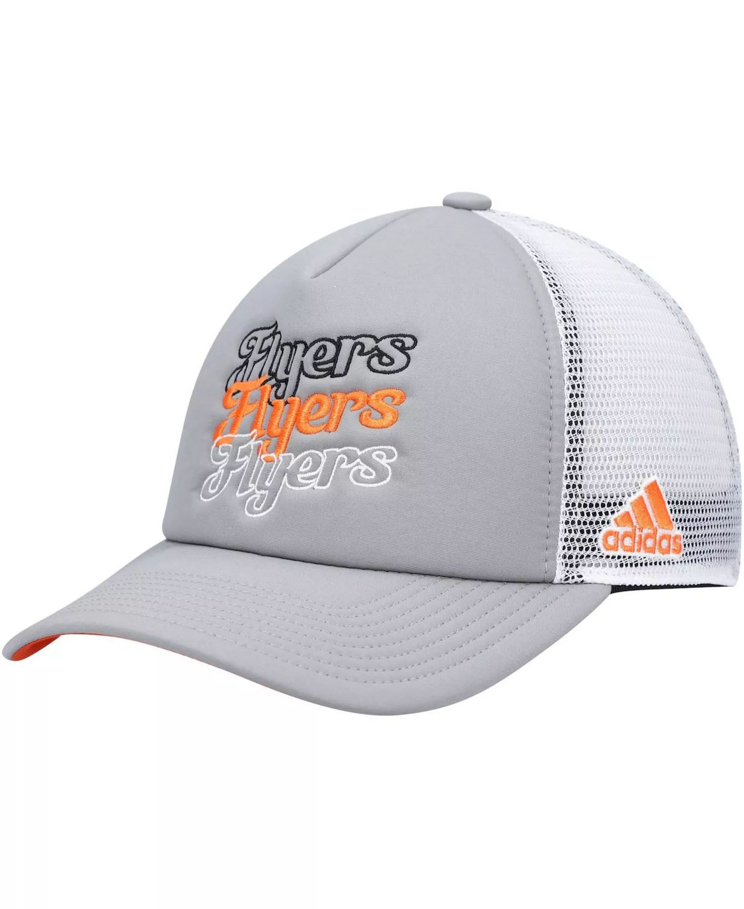 Women's Gray, White Philadelphia Flyers Foam Trucker Snapback Hat - Gray, White - One Size Fits All