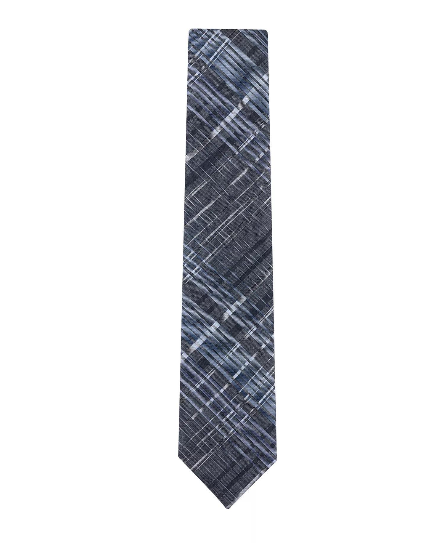 Men's Kingston Plaid Tie - Blue - ONE SIZE