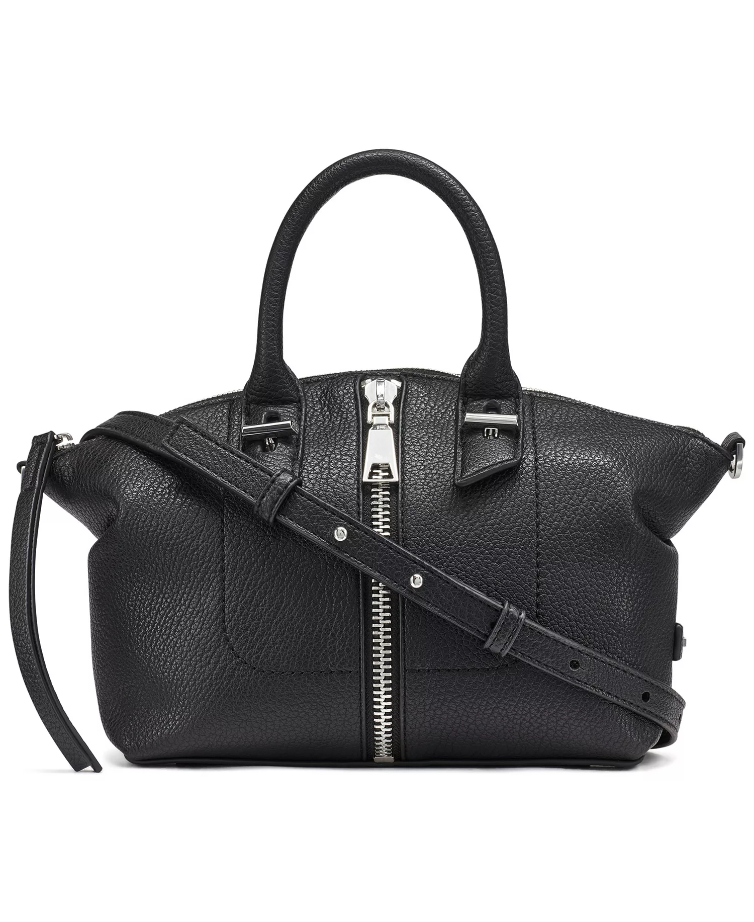 Women's Zinna Mini Satchel Bag - Black/Silver - ONE SIZE