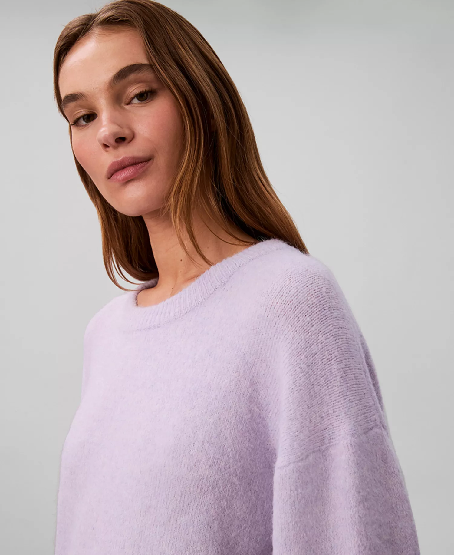 Women's Soft Yarn Sweater - Evening Haze - L