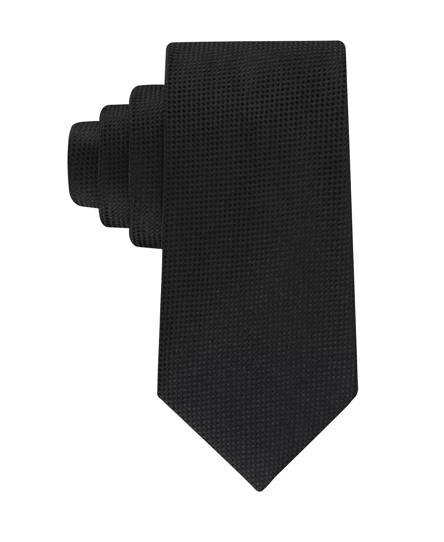 Men's Stella Solid Tie - Black - ONE SIZE
