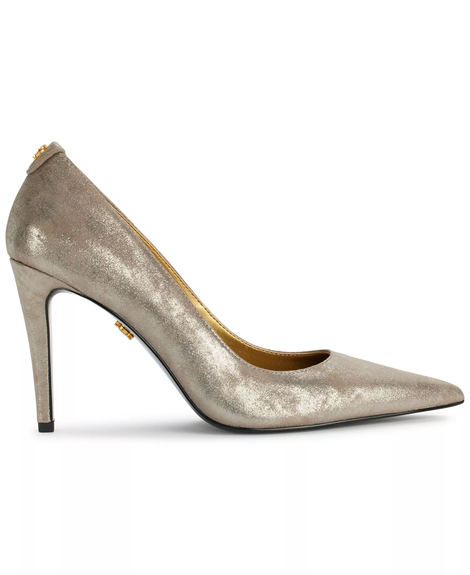 Women's Donna Pointed Toe Pumps - Cloud, Silver - 6.5M