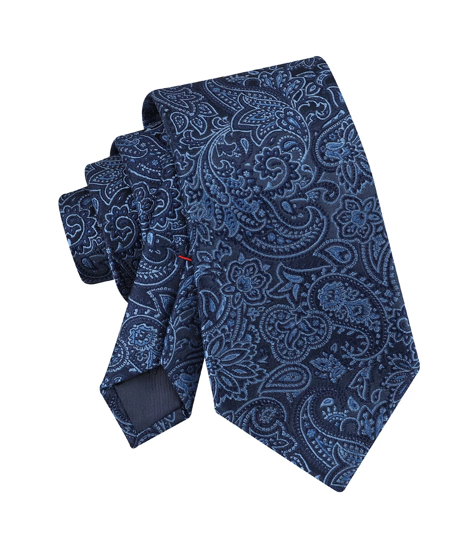 Men's Maxfield Paisley Pattern Tie - Navy - ONE SIZE