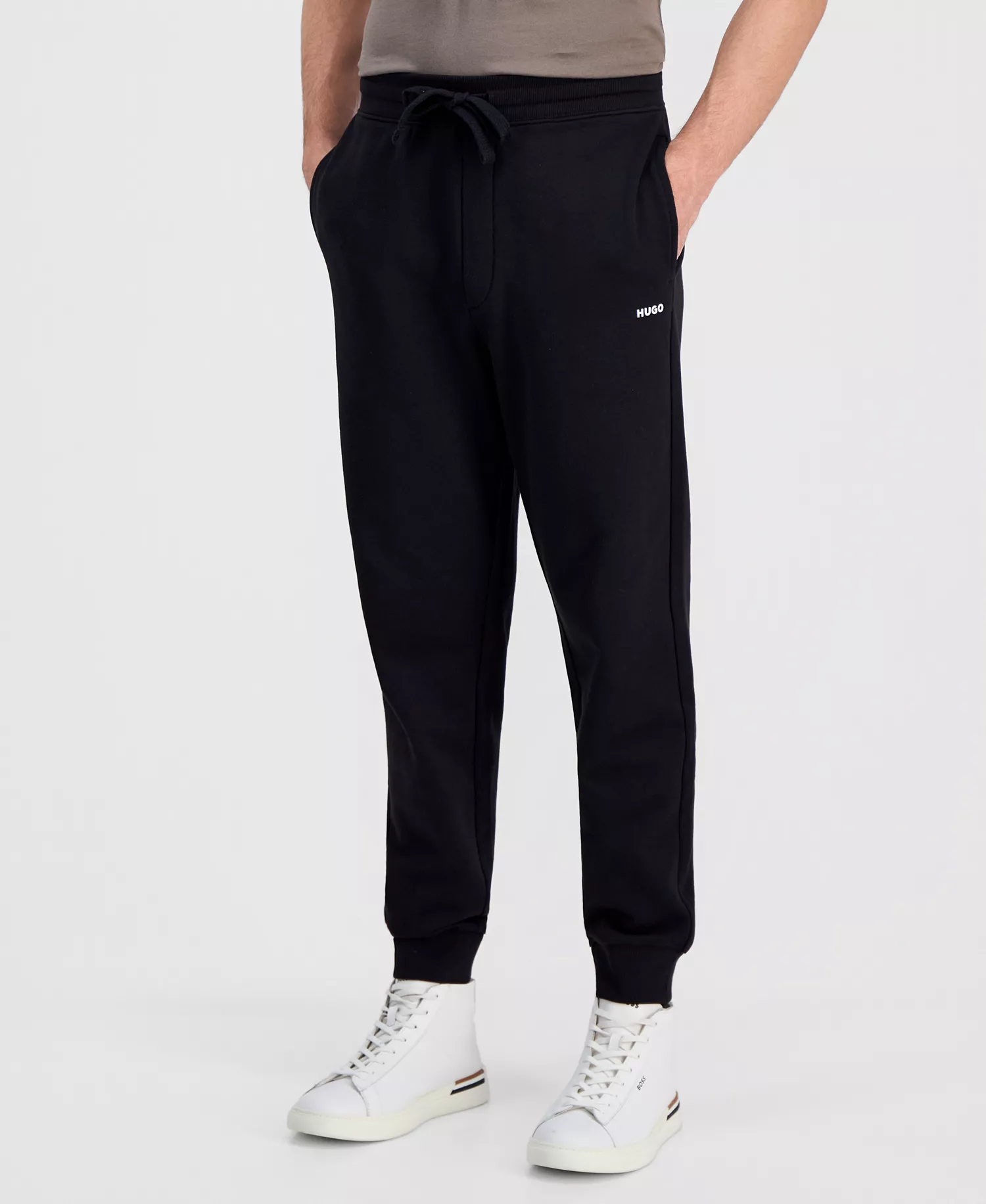 Men's Dayote Jersey Trouser Pants - BLACK - L