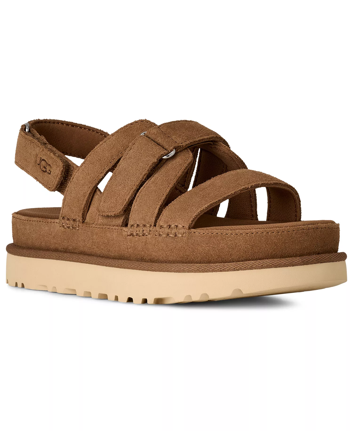 Women's Goldenstar Gleam Open Toe Sandals - Chestnut - 10M