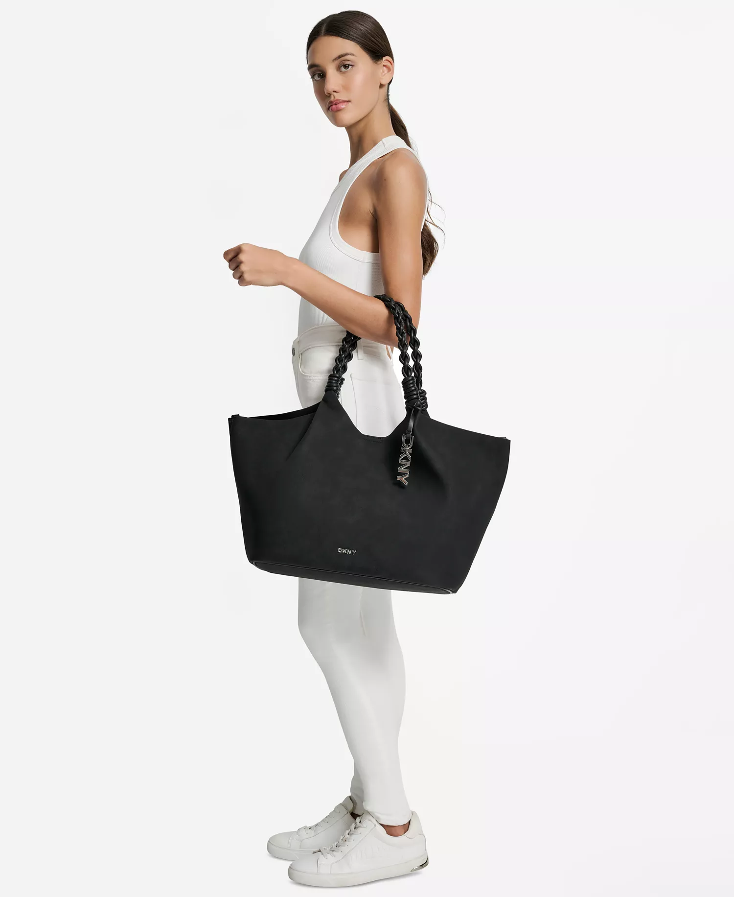 Women's Paula Large Tote Bag - Black/silver - NO SIZE