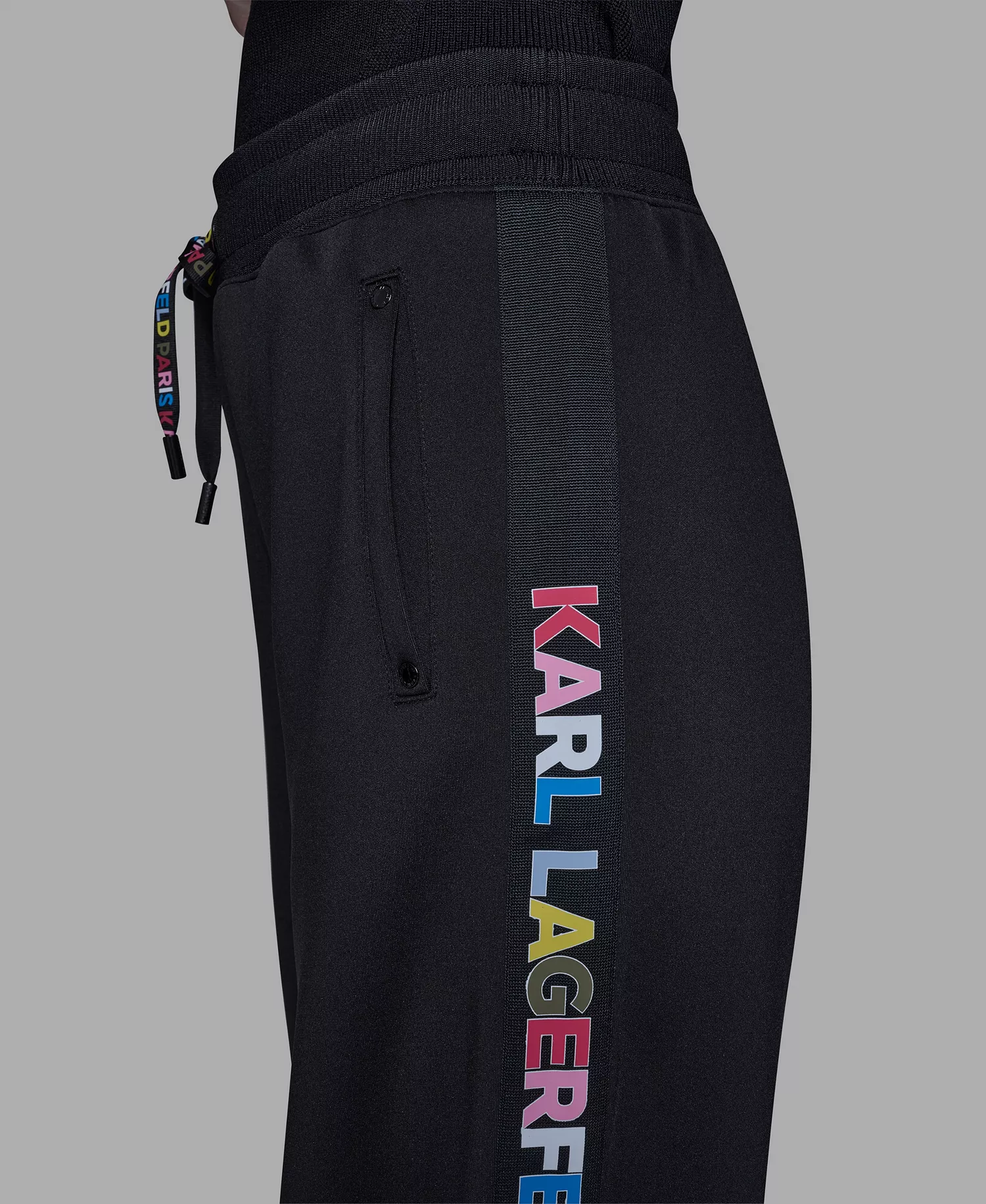 Women's Logo Detail Joggers - Black - L