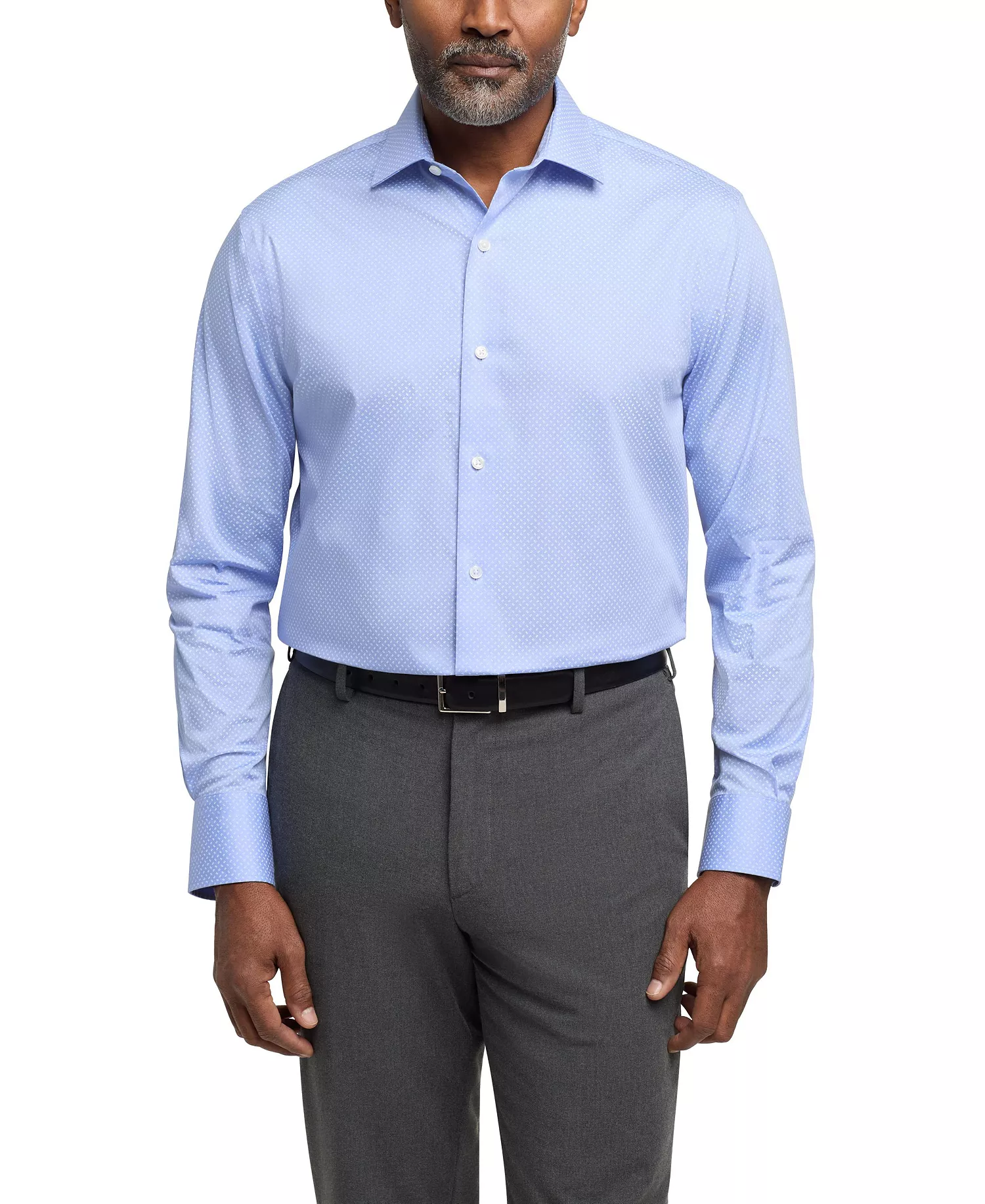 Men's Regular Fit Dress Shirt - Blue - 14.5 32/33