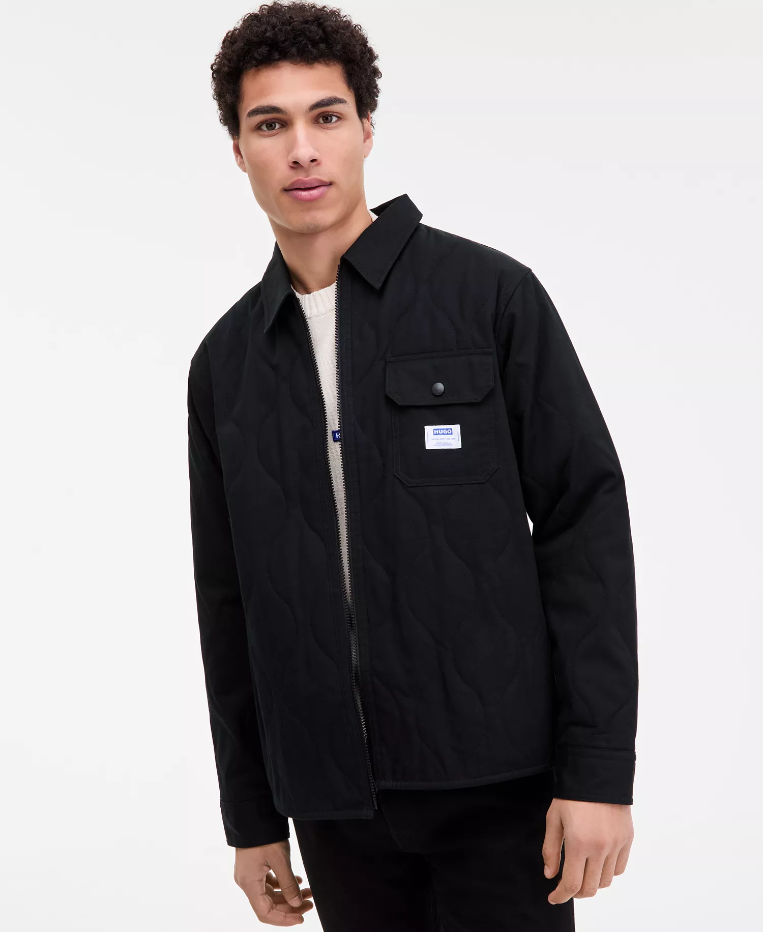 Men's Ebey Light Quilted Jacket - BLACK - 2XL