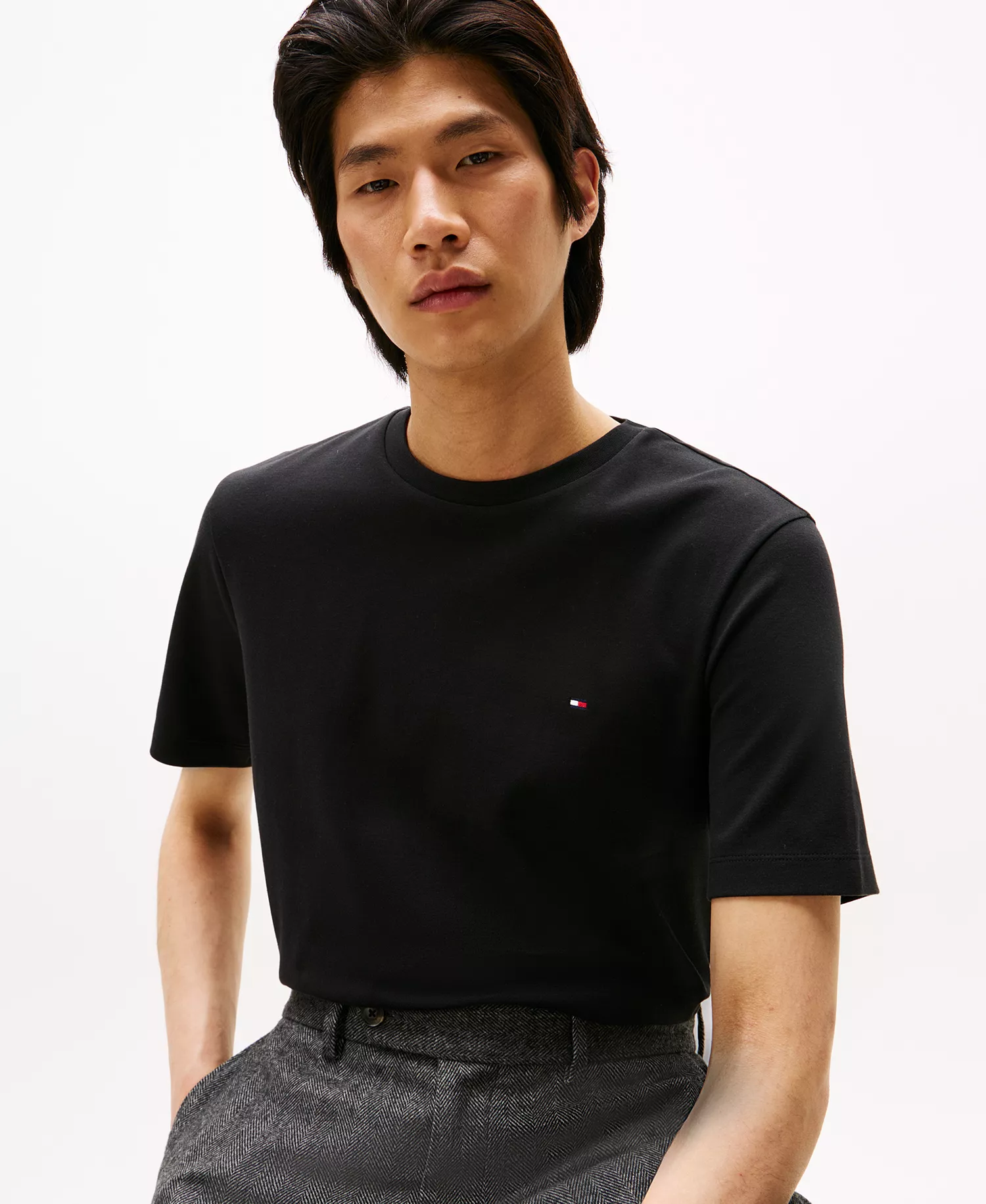 Men's Light Interlock T-Shirt - Black - M