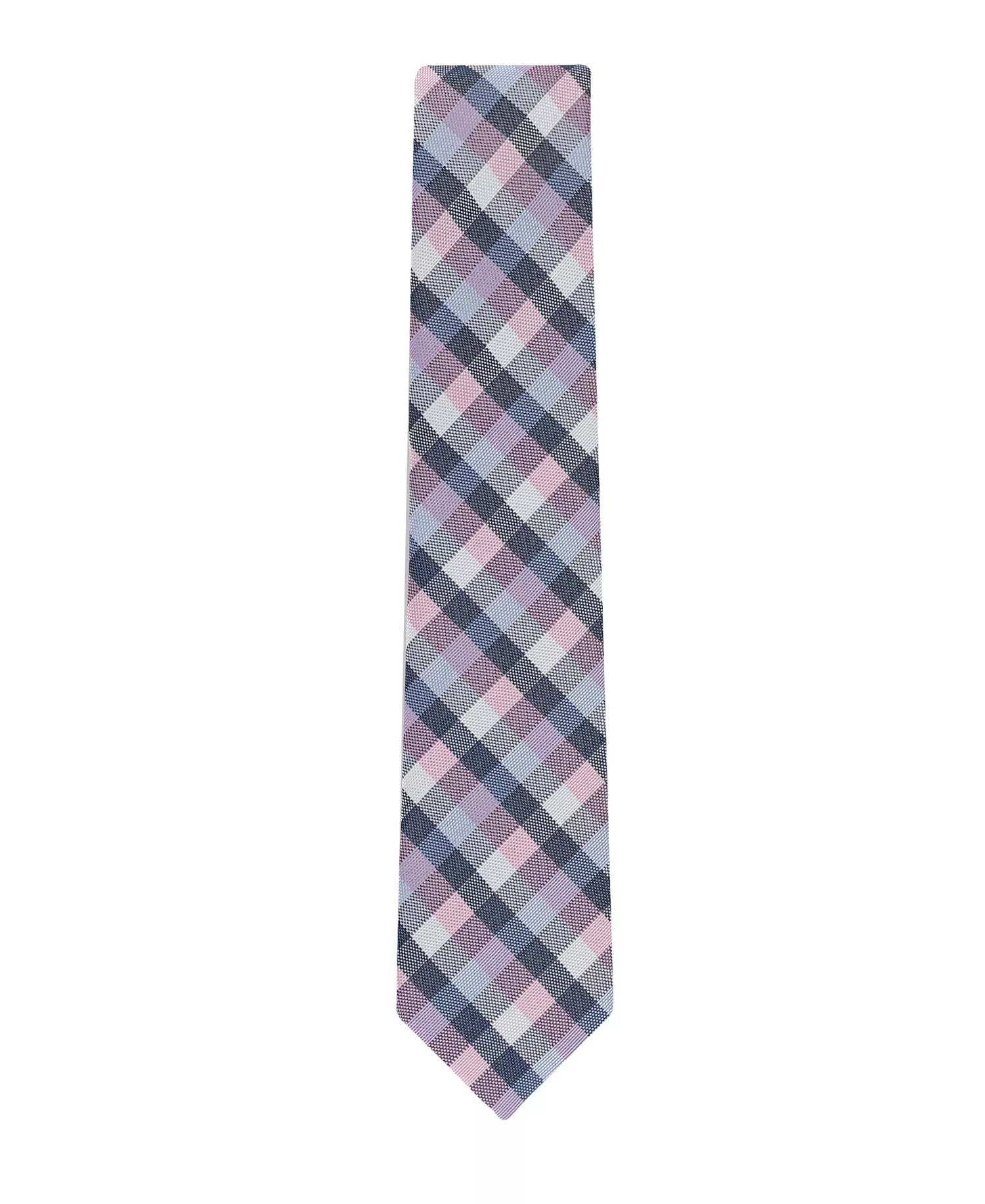 Men's Holden Seasonal Plaid Pattern Tie - Pink - ONE SIZE