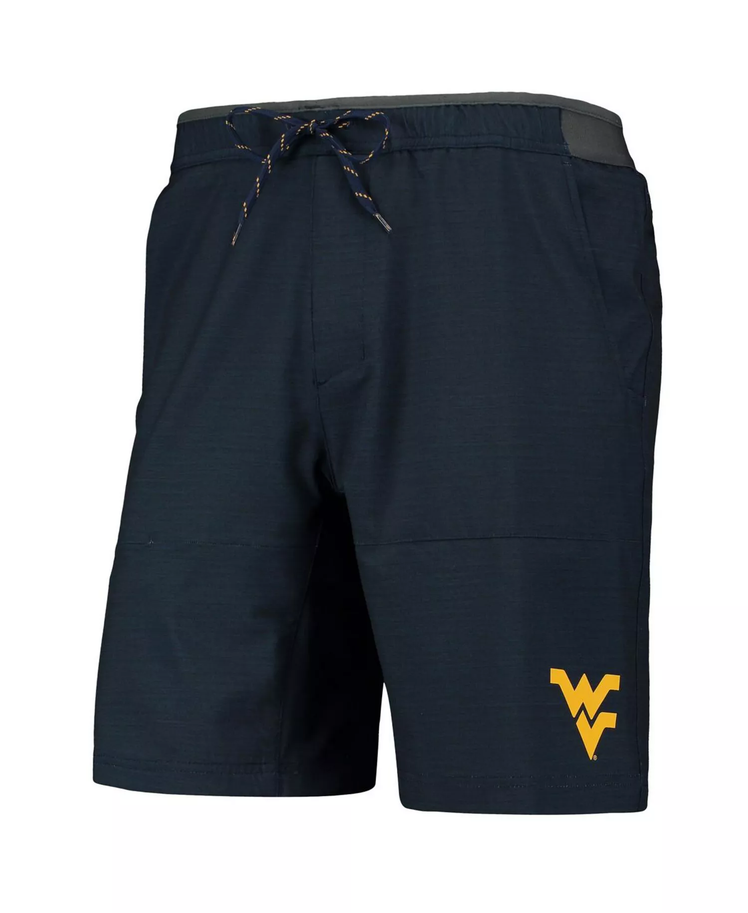 Men's Navy West Virginia Mountaineers Twisted Creek Omni-Shield Shorts - Navy - S