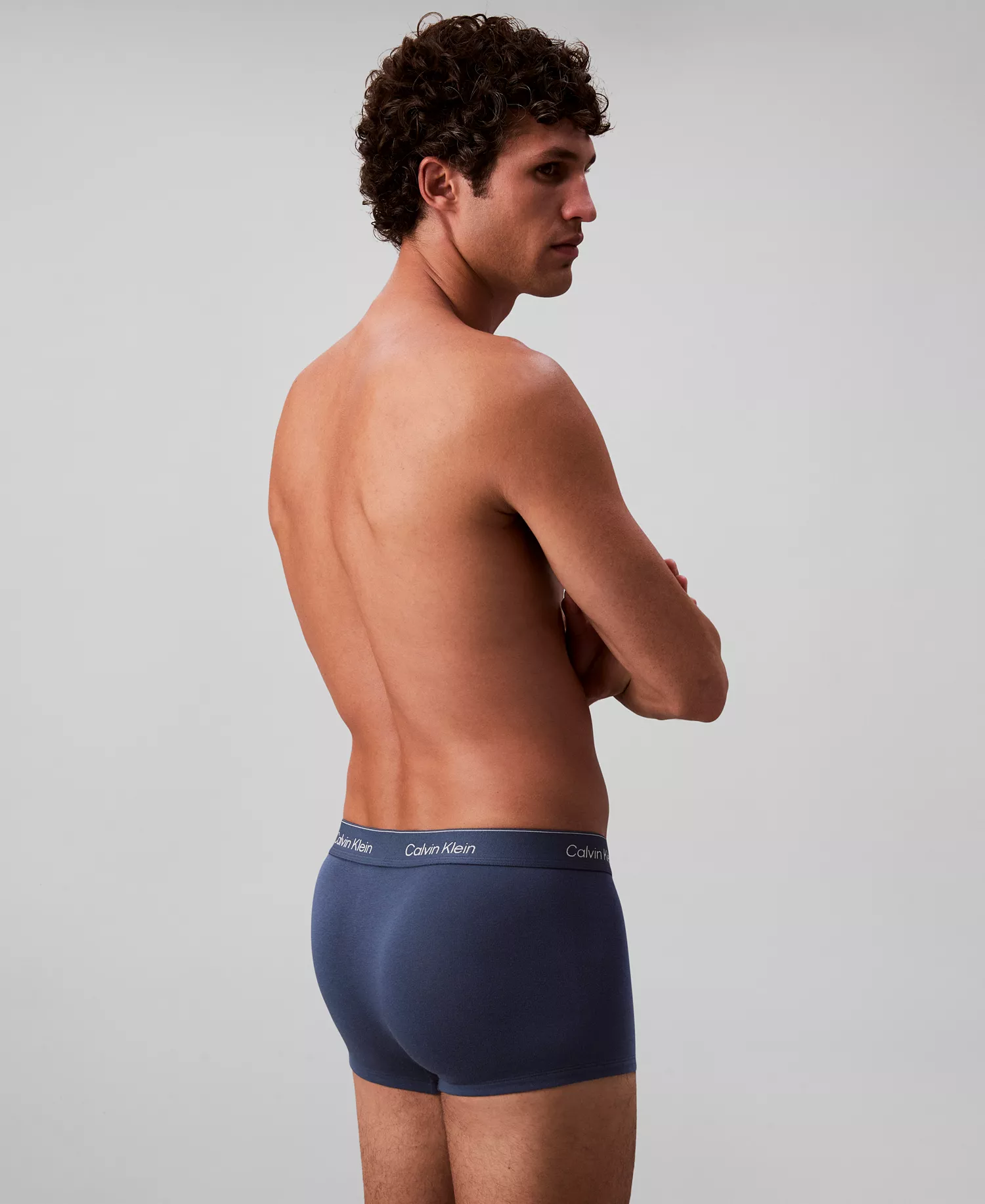 Men's 3-Pack Icon Stretch Low Rise Trunks - Black - L