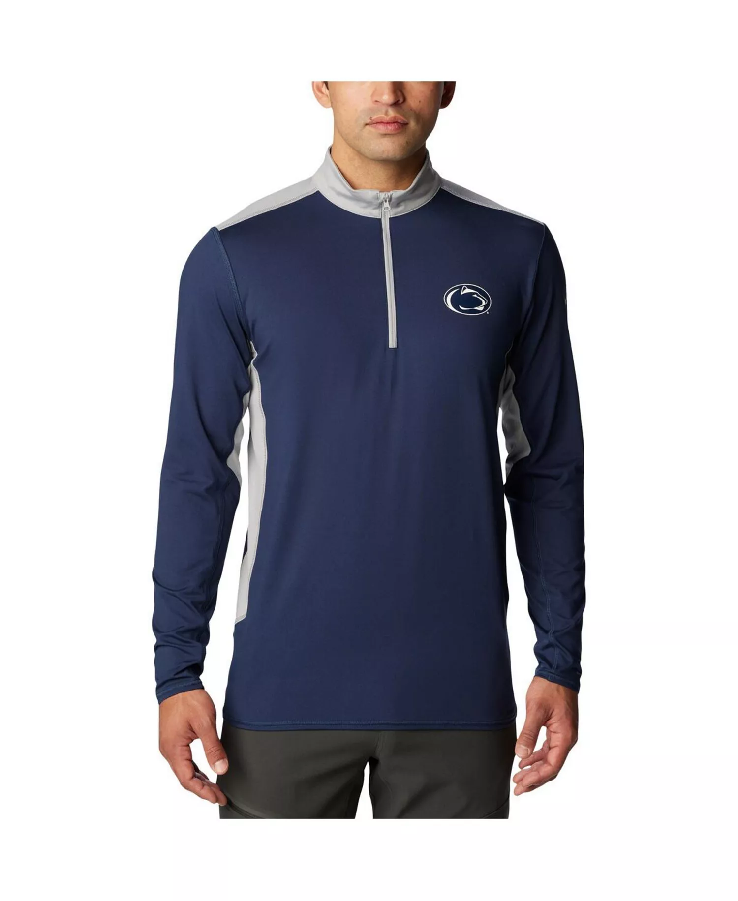 Men's Navy Penn State Nittany Lions Tech Trail™ Omni-Shade Quarter-Zip Top - Navy - M