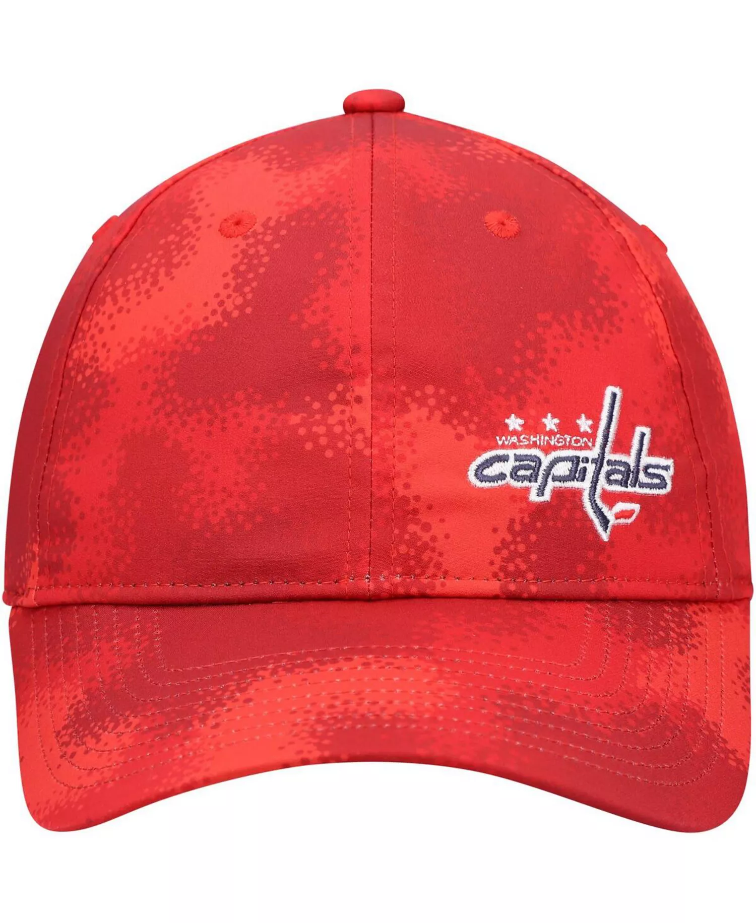 Women's Red Washington Capitals Camo Slouch Adjustable Hat - Red - One Size Fits All