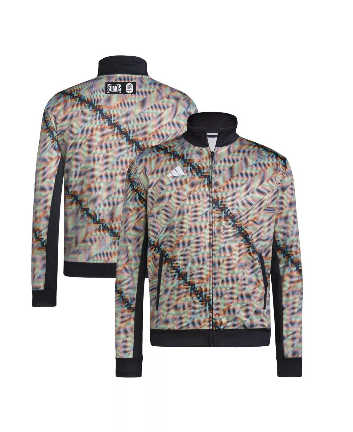 Men's Black Nashville SC 2024 Hispanic Heritage Full-Zip Track Jacket - Black - M