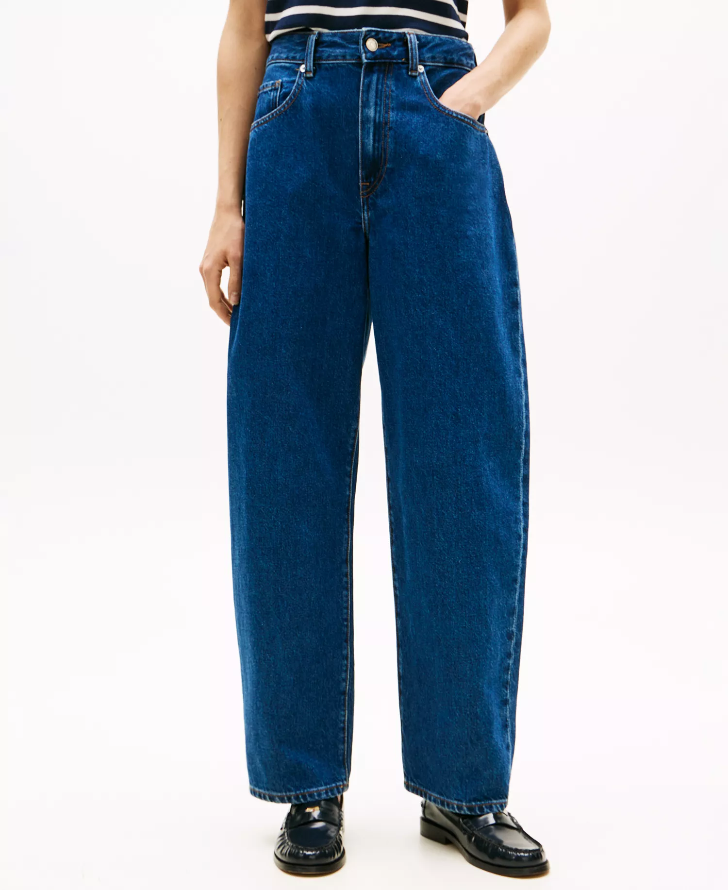 Women's Emi High-Rise Barrel Jeans - Blue - 28 (US 6)