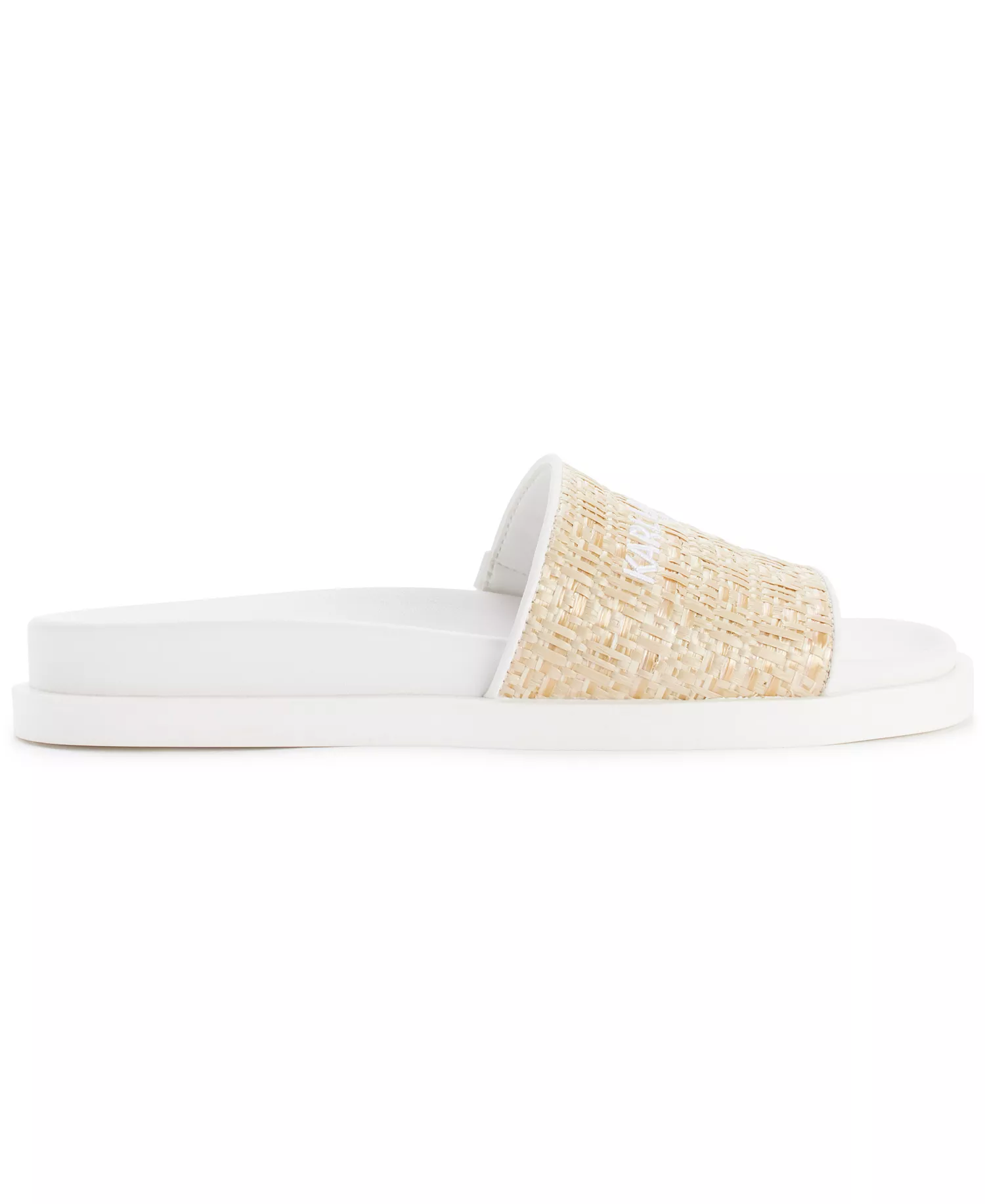 Women's Hazlet Slide Flat Sandals - Natural, Bright White - 11M