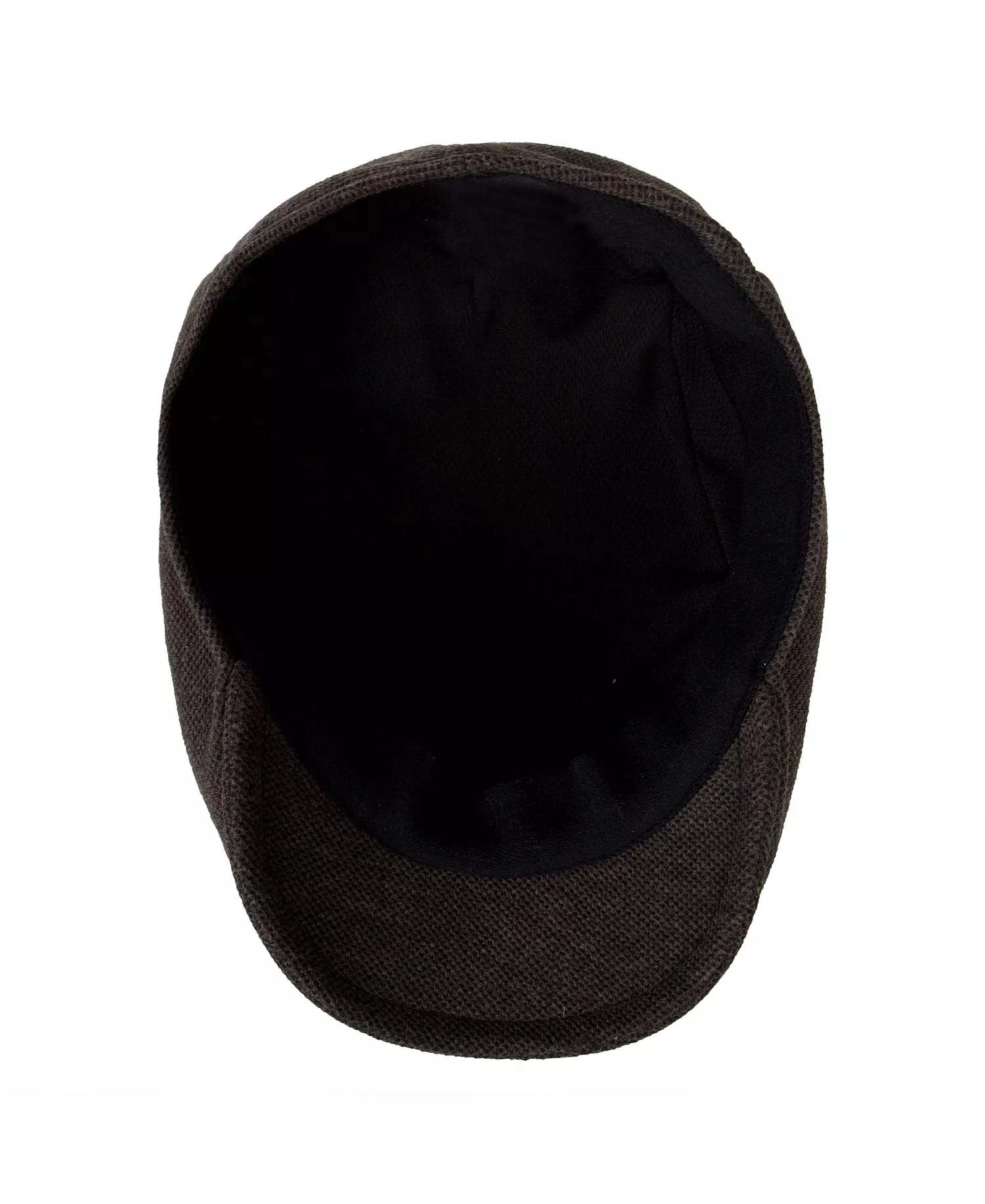 Men's Stretch Pique Flat Top Hat - Black - L/XL