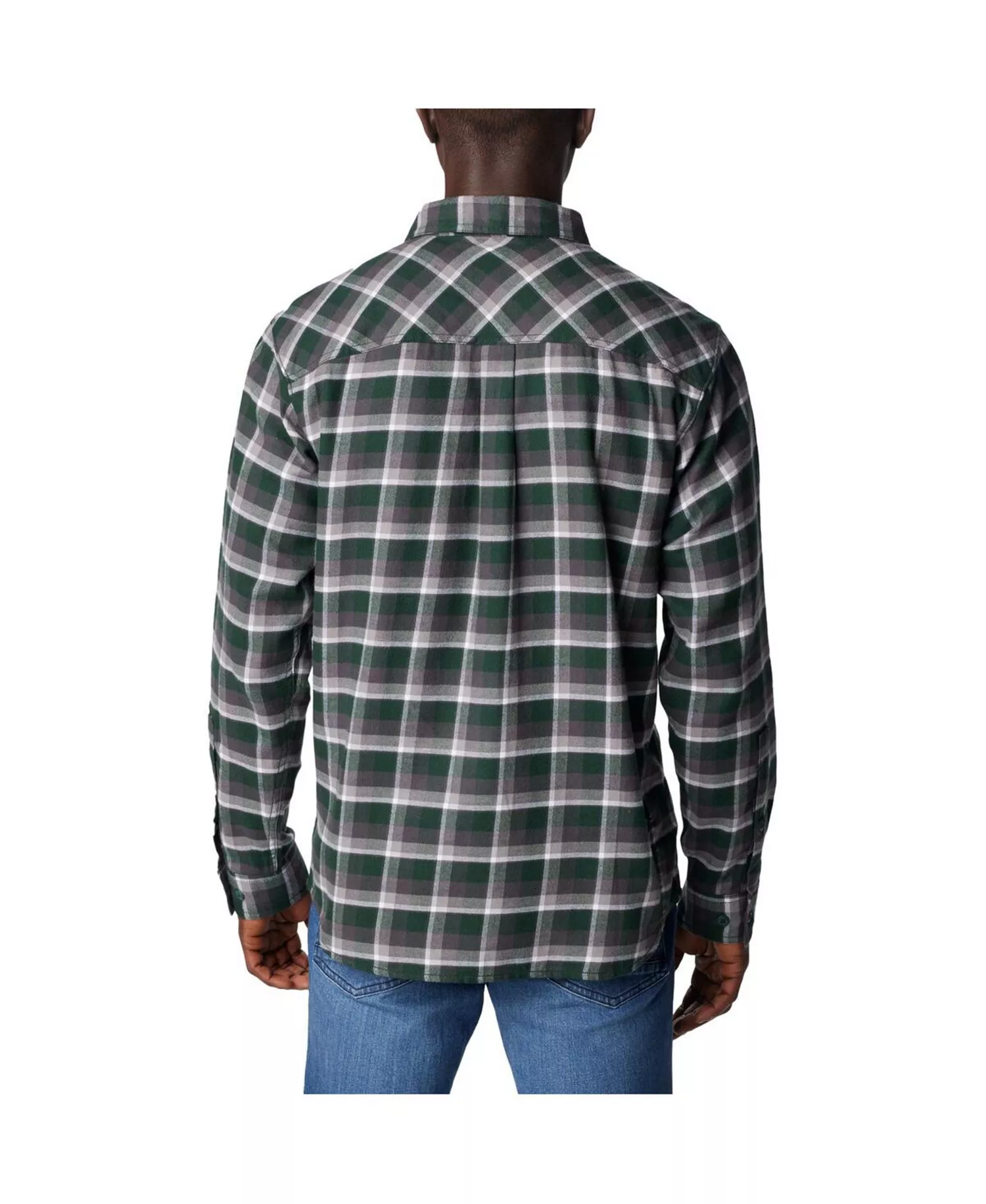 Men's Green Michigan State Spartans Flare Gun Flannel Long Sleeve Shirt - Green - 2XL