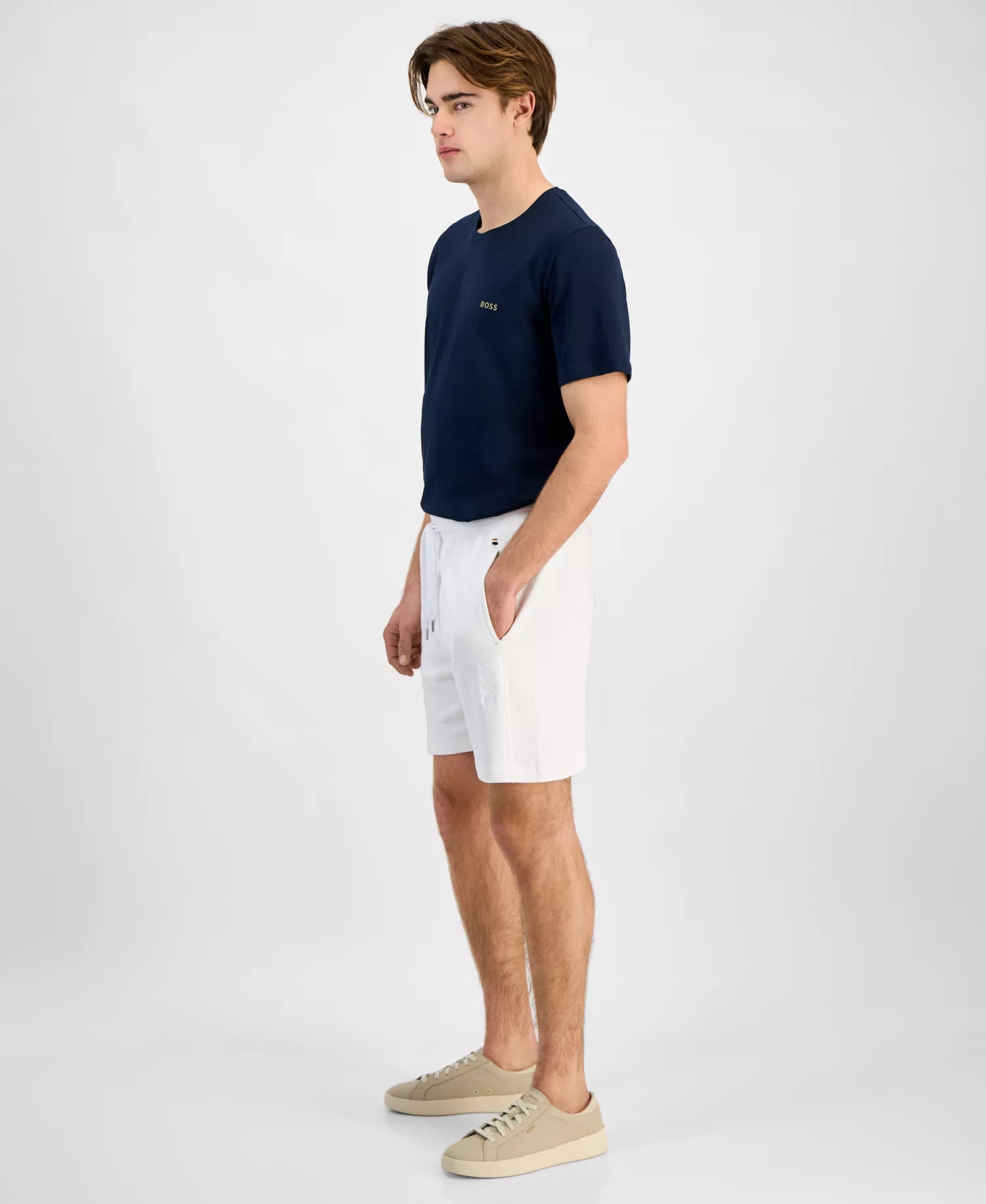 Men's David Shorts - White - L